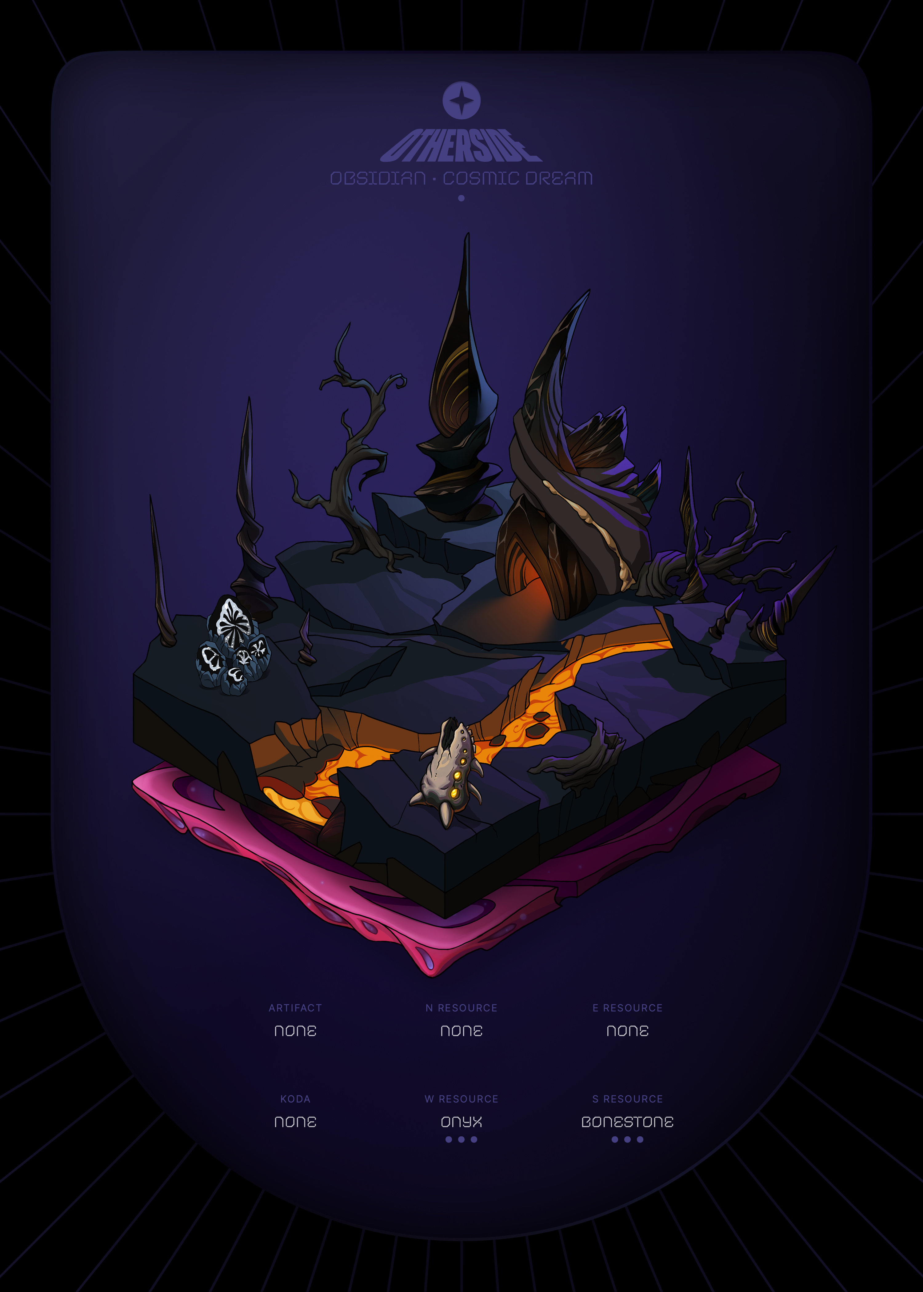 Otherdeed #35851 — Obsidian