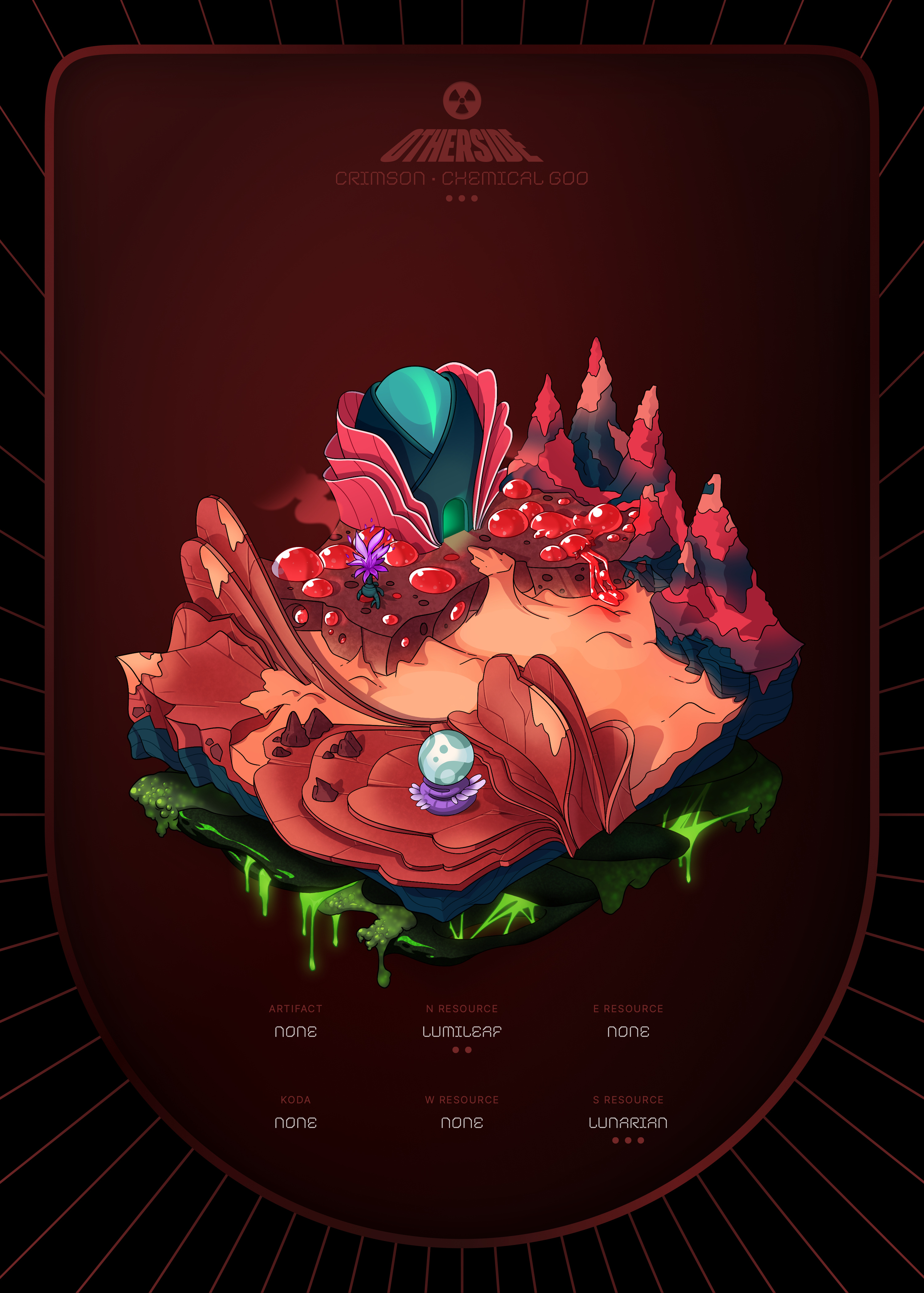 Otherdeed #12160 — Crimson