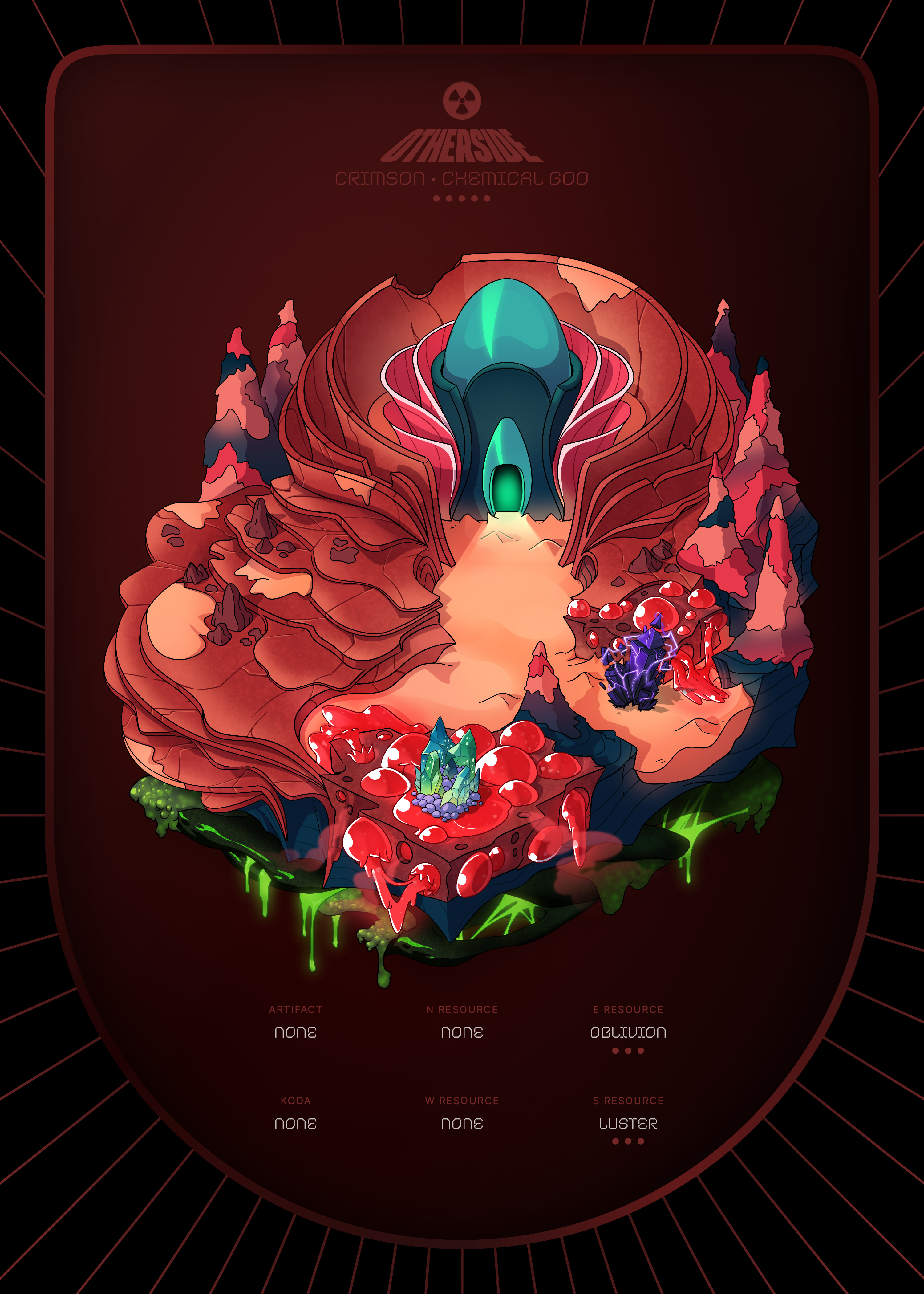 Otherdeed #16556 — Crimson