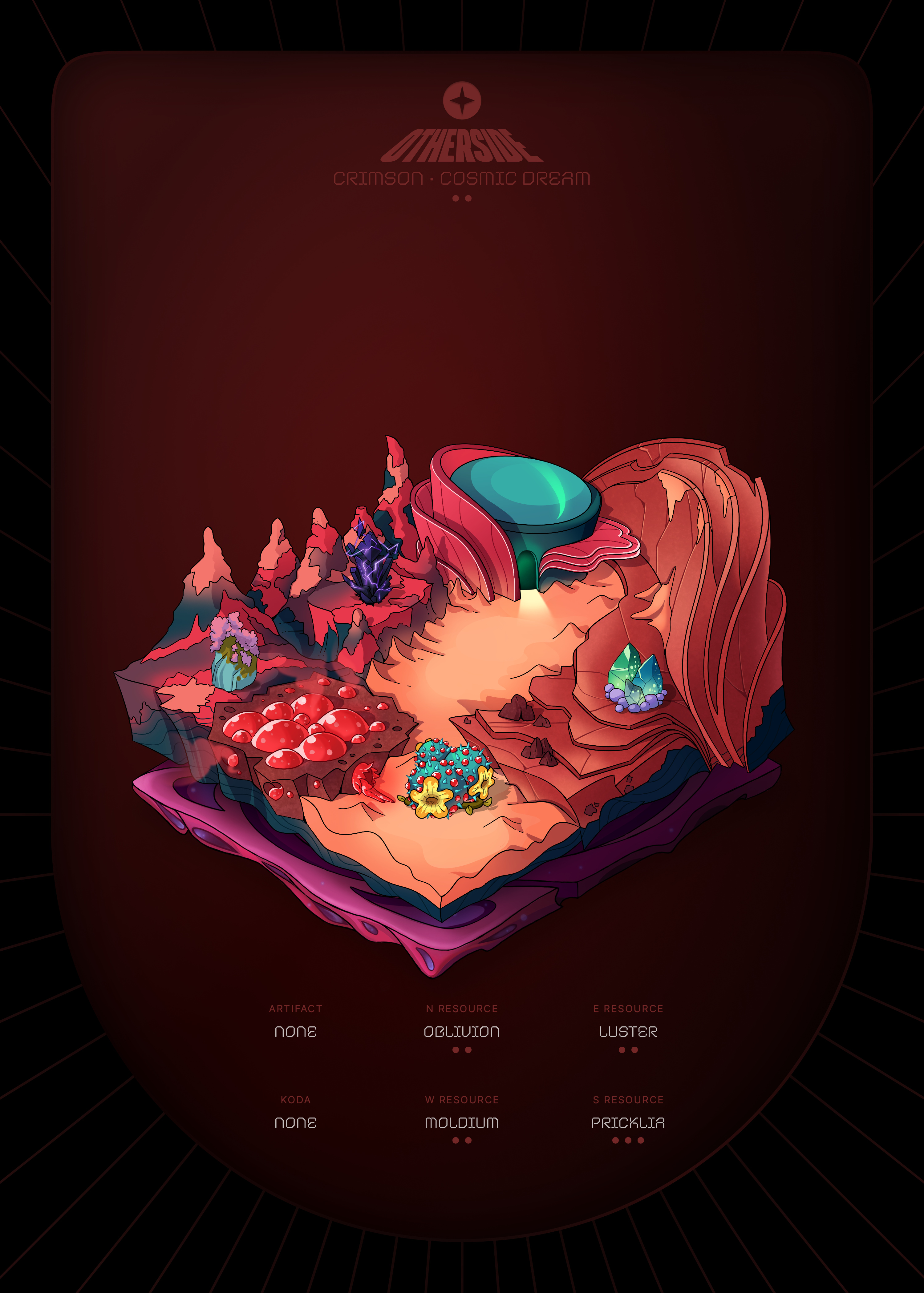 Otherdeed #94131 — Crimson