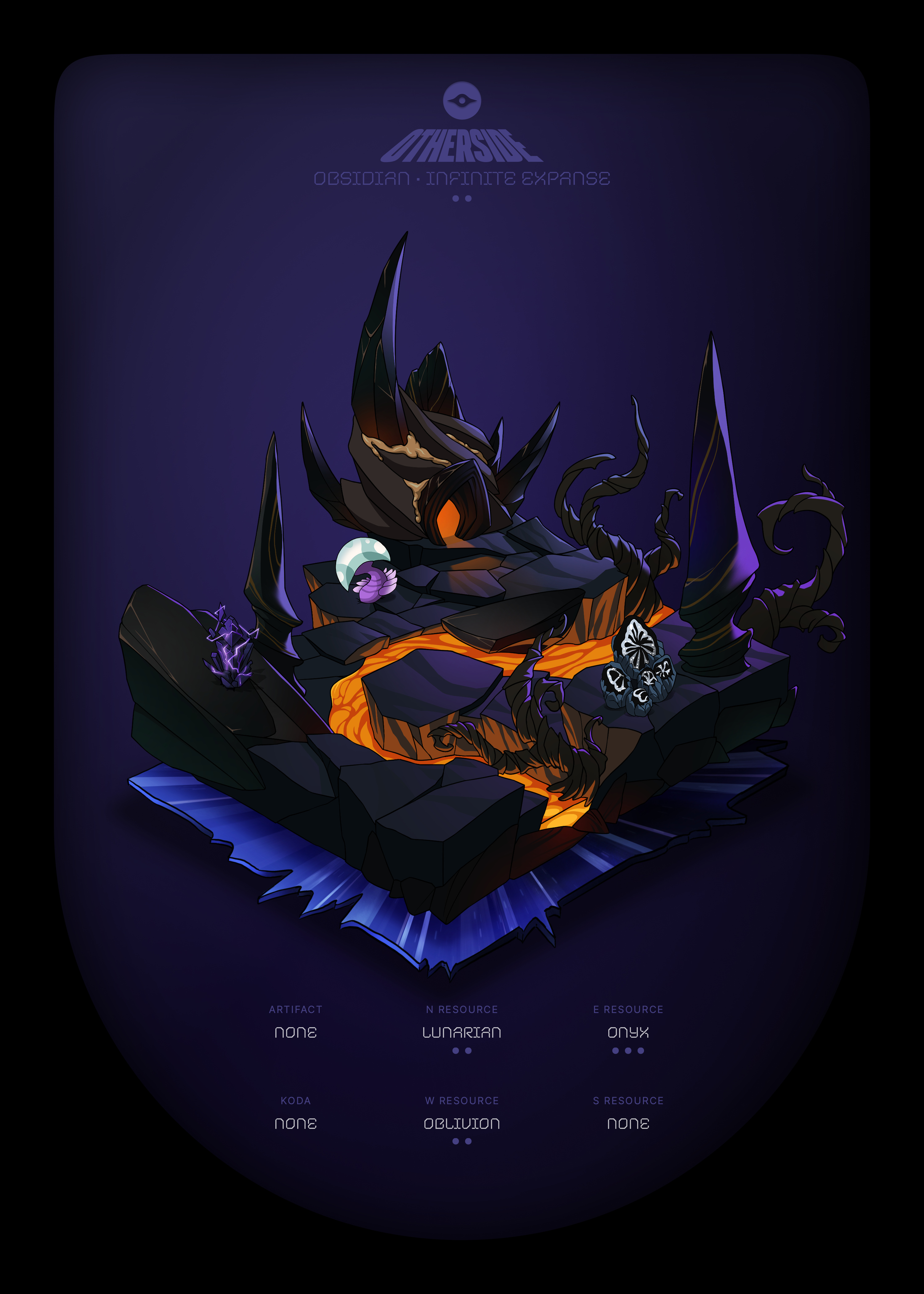 Otherdeed #51154 — Obsidian
