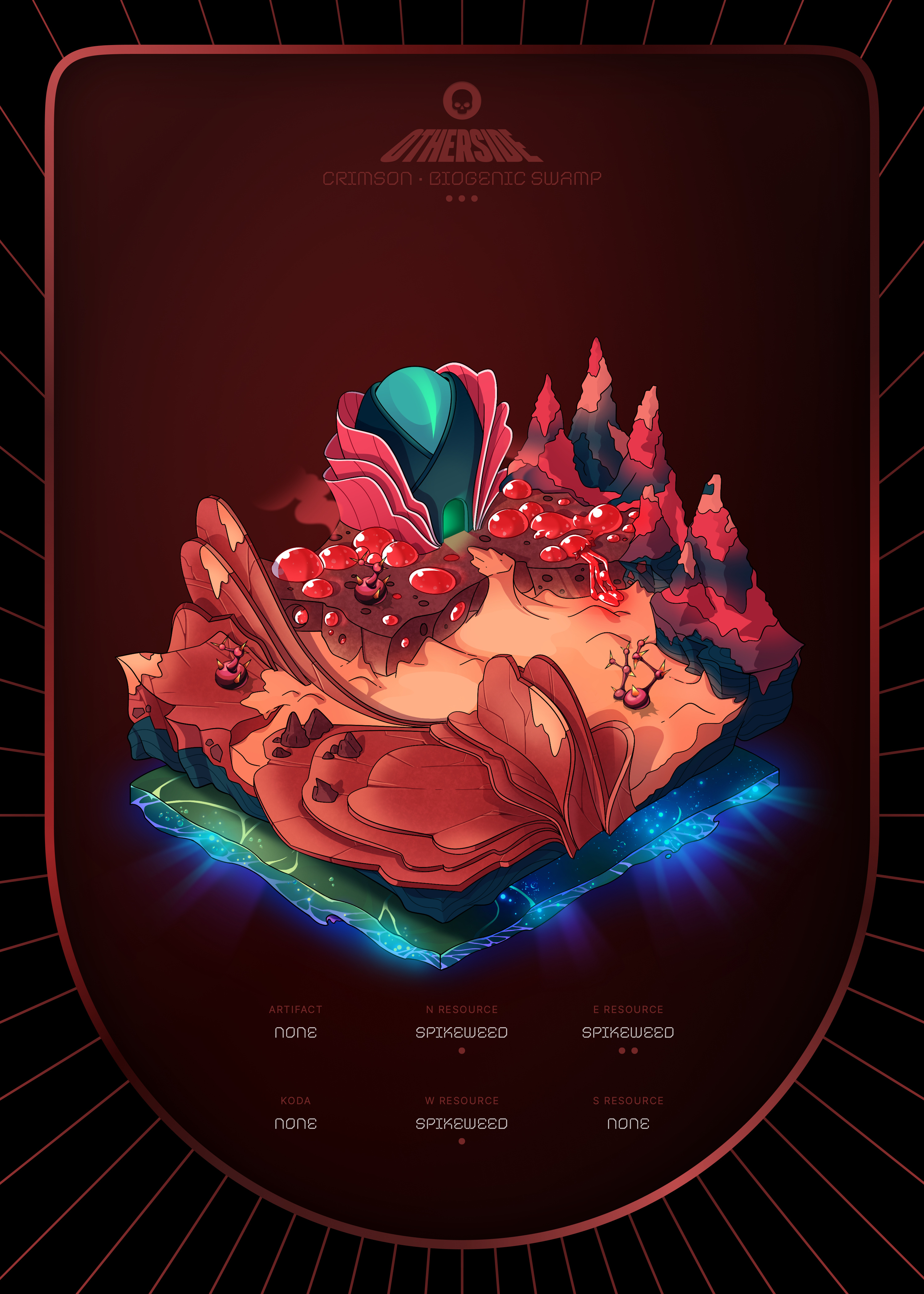 Otherdeed #8570 — Crimson