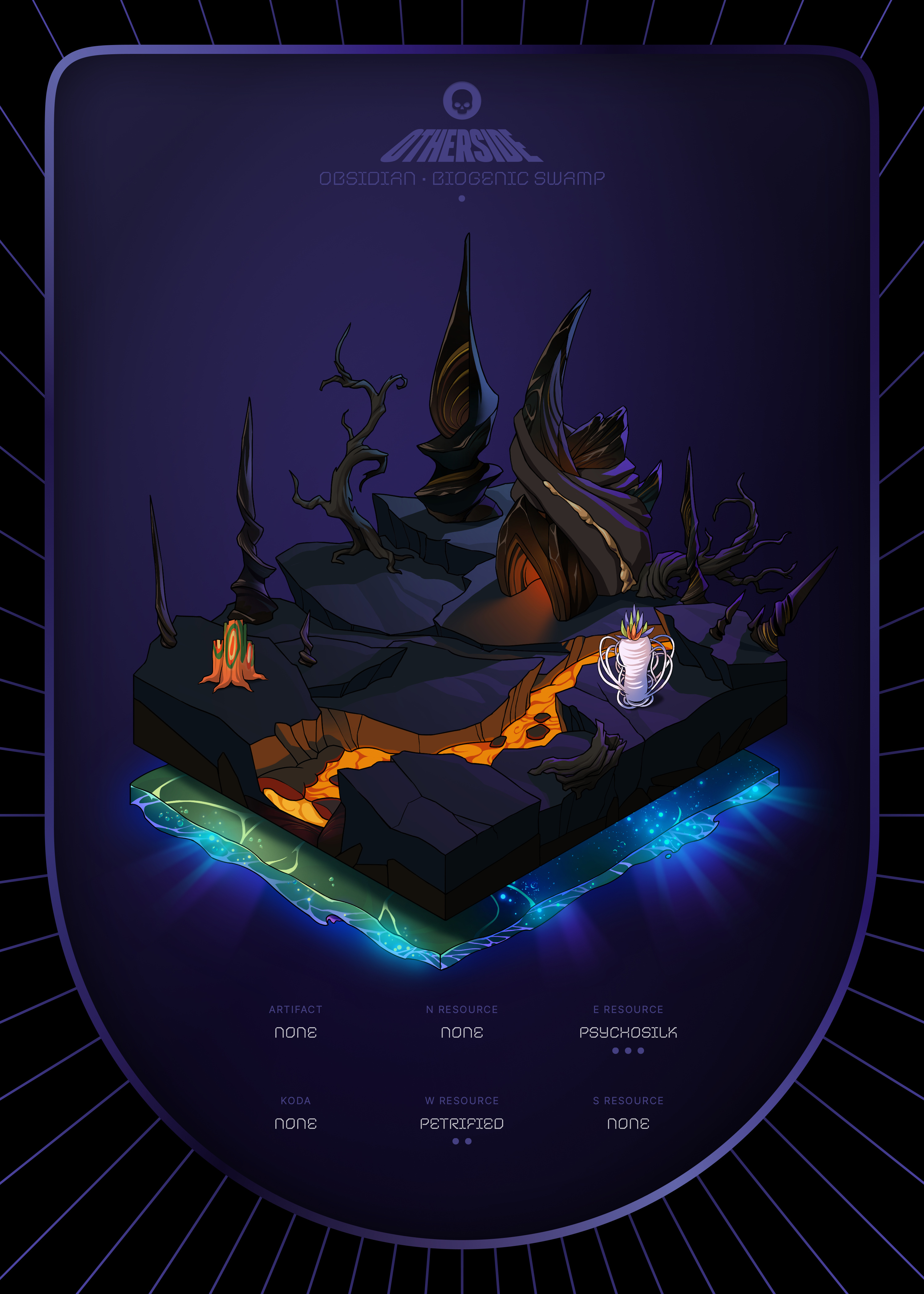 Otherdeed #4273 — Obsidian