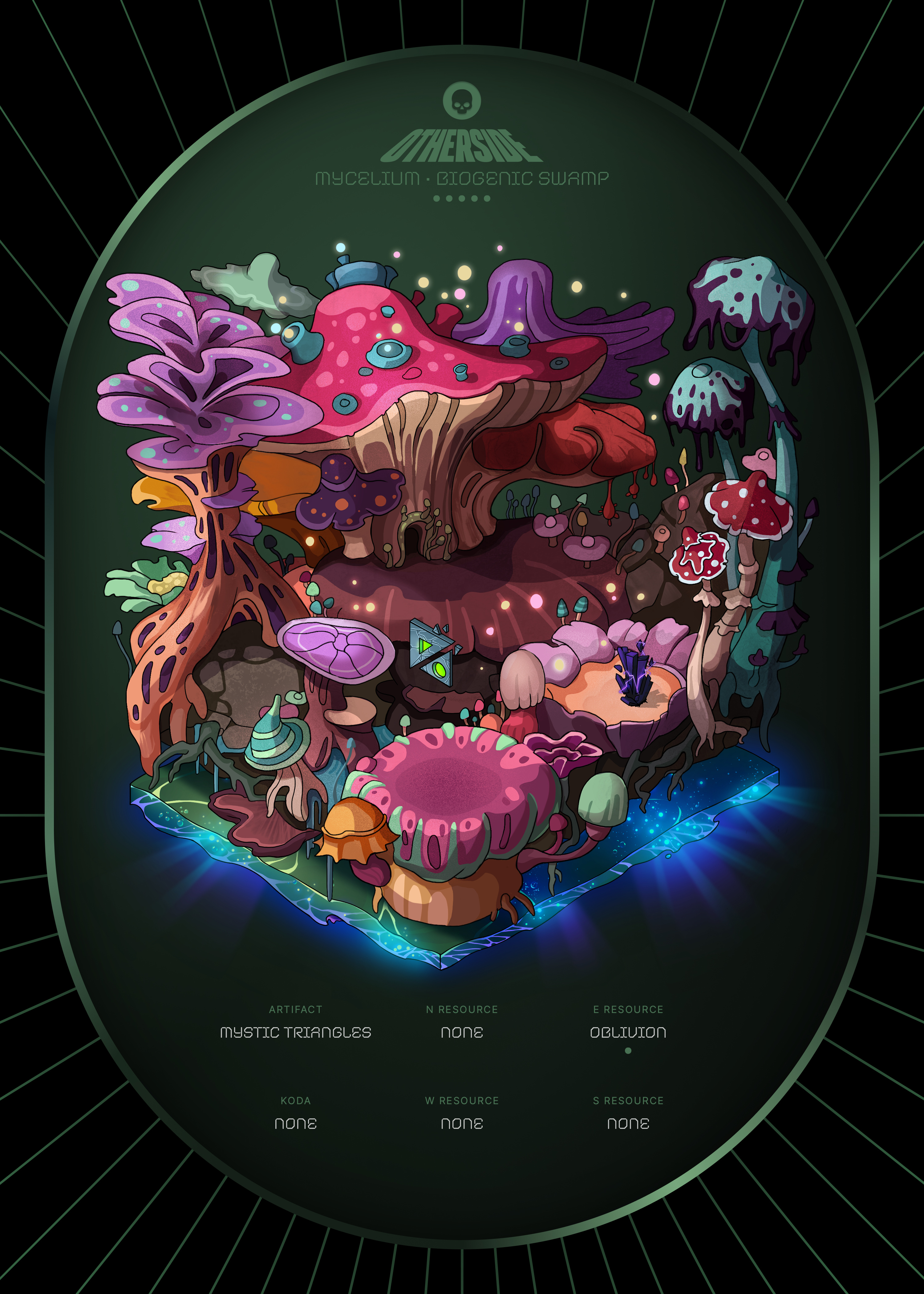 Otherdeed #9207 — Mycelium