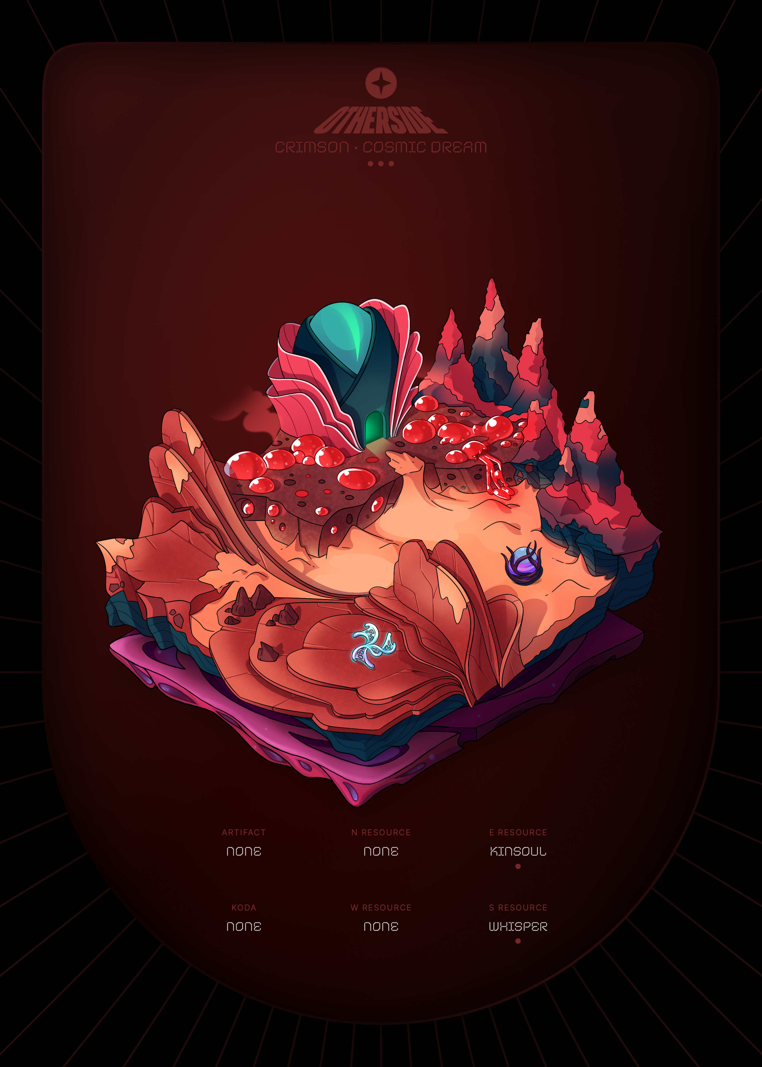 Otherdeed #98340 — Crimson