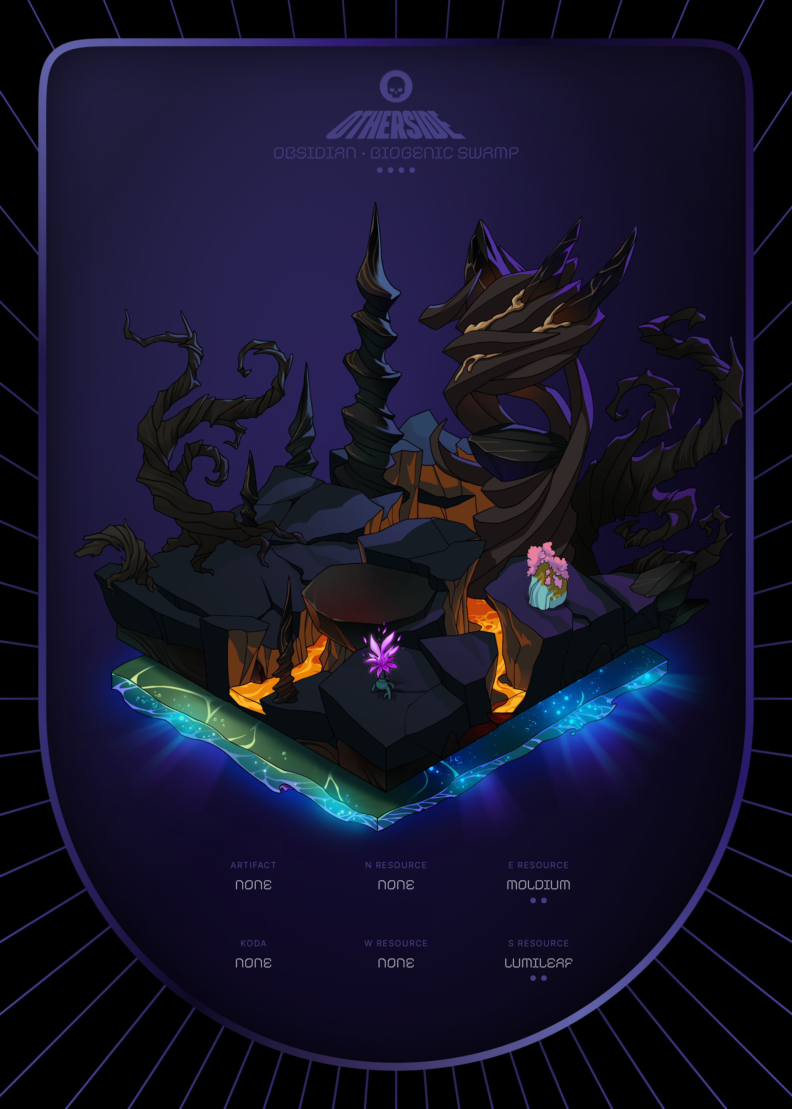 Otherdeed #3160 — Obsidian