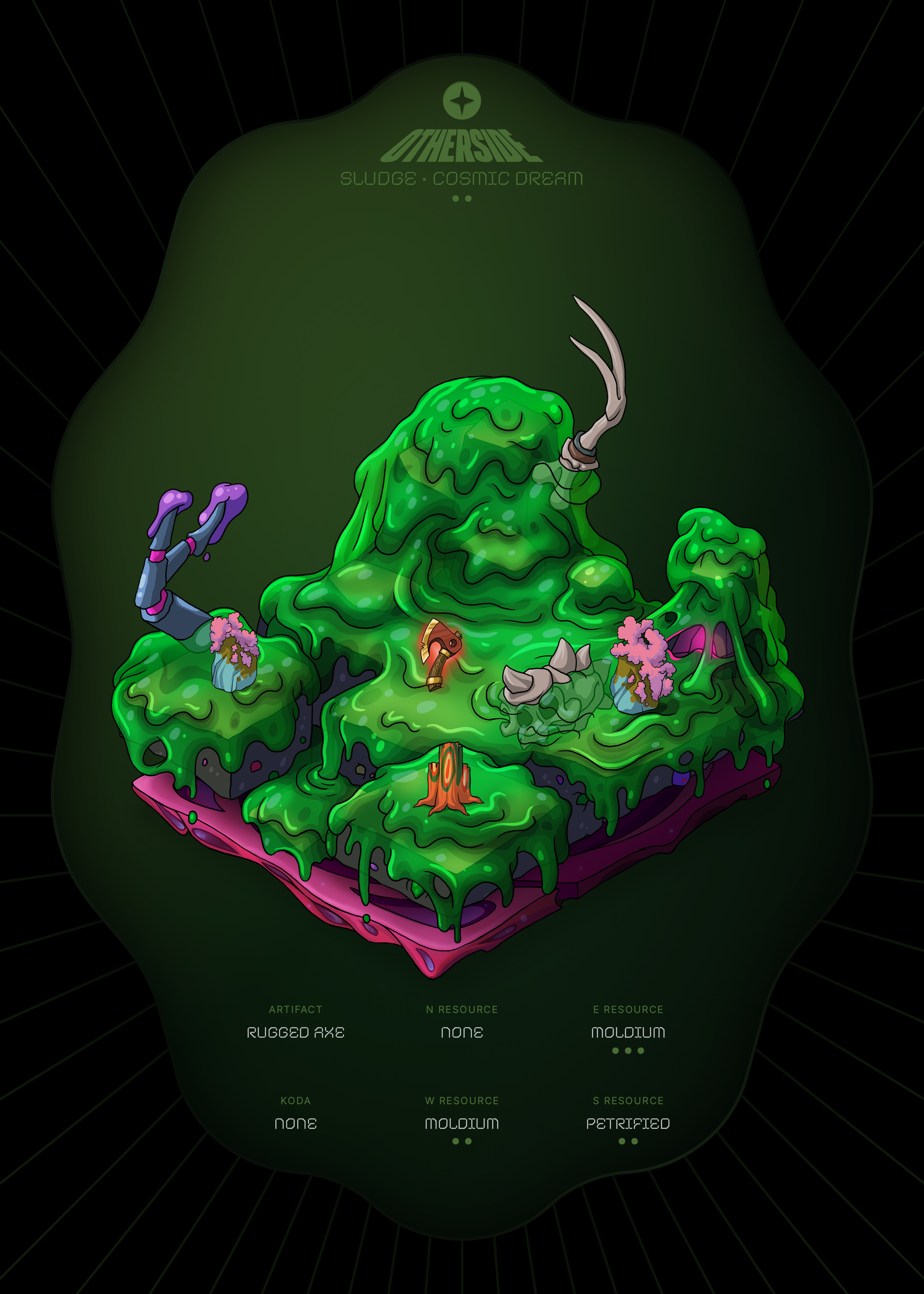 Otherdeed #93622 — Sludge