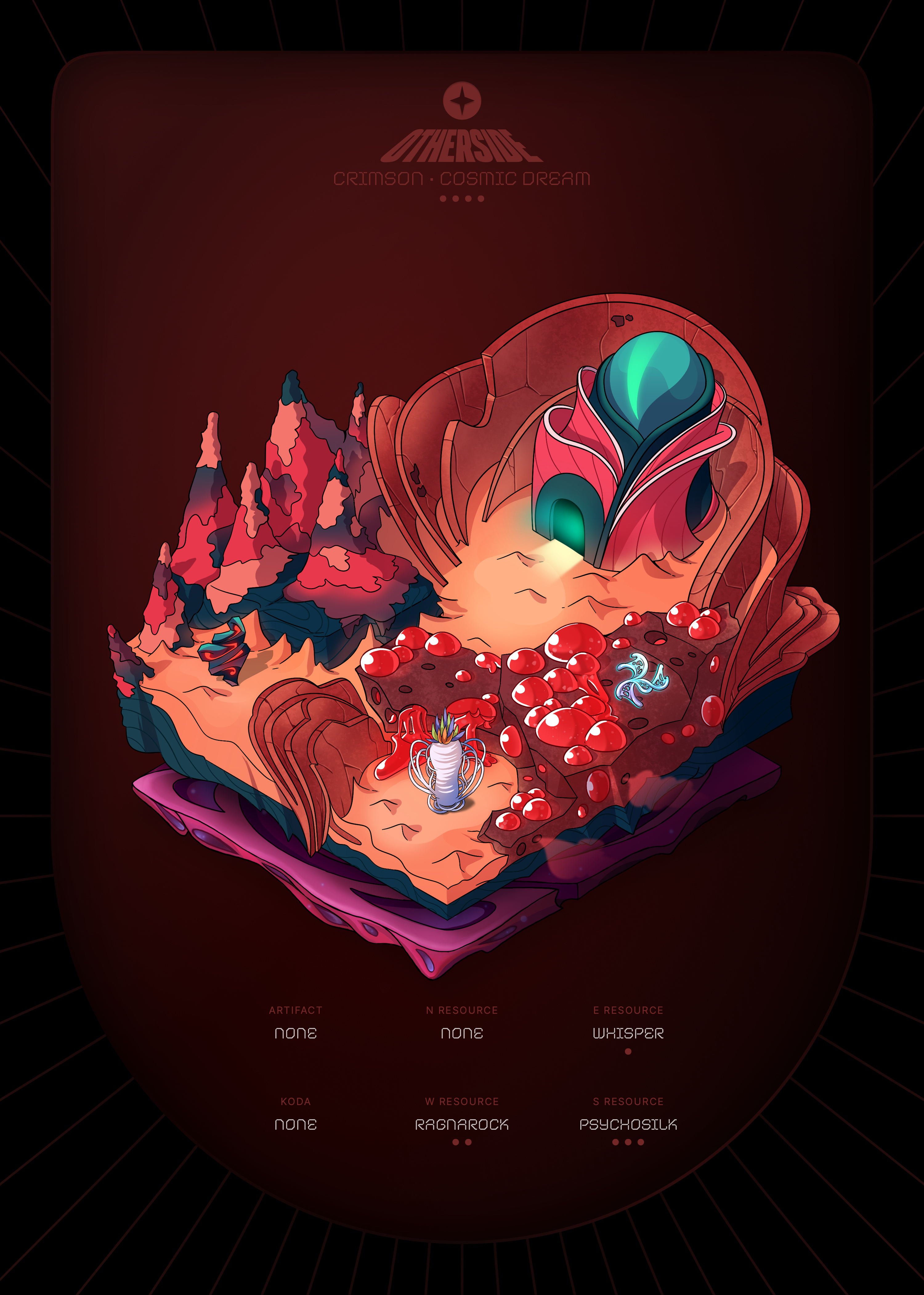 Otherdeed #94372 — Crimson