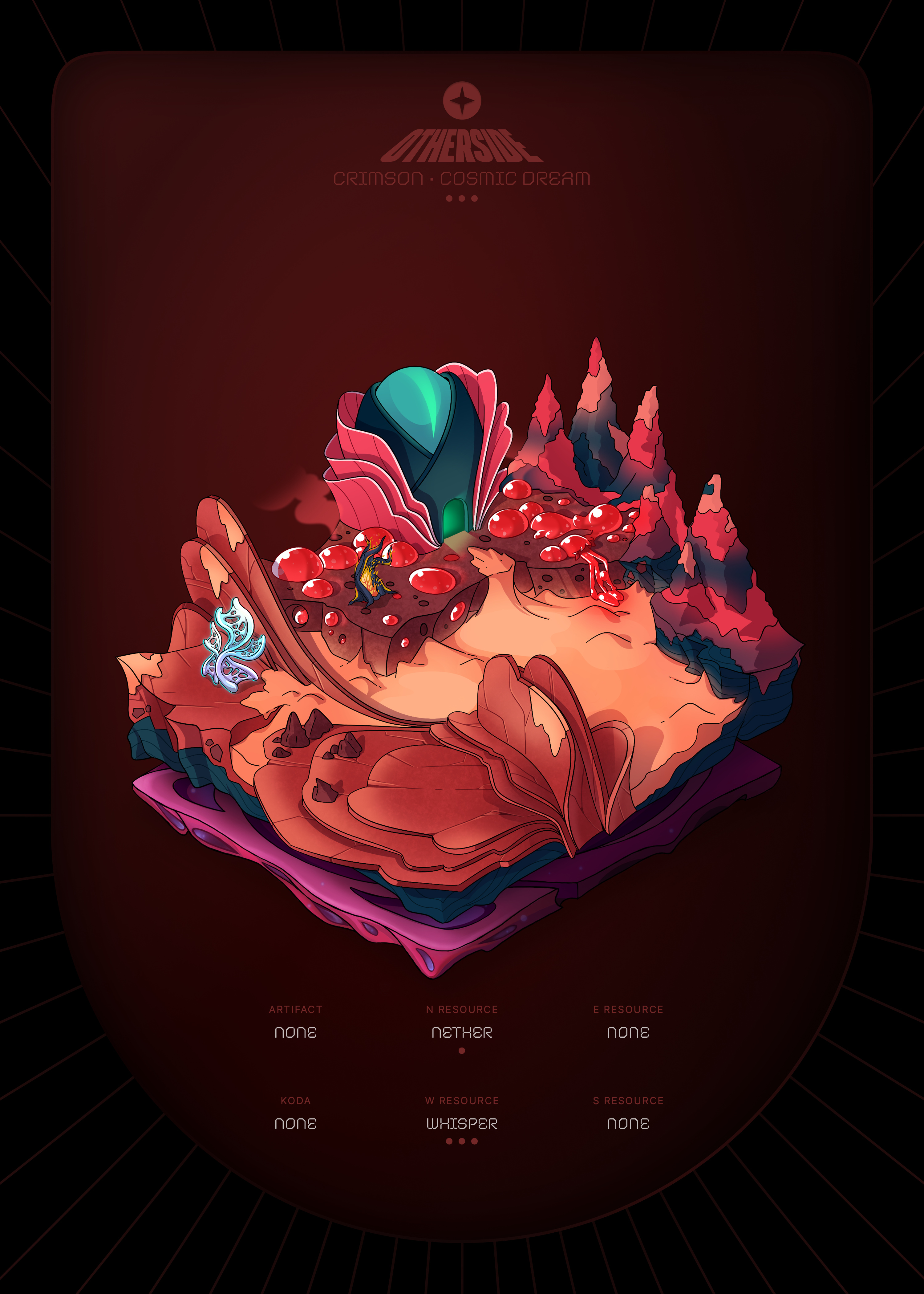 Otherdeed #30008 — Crimson