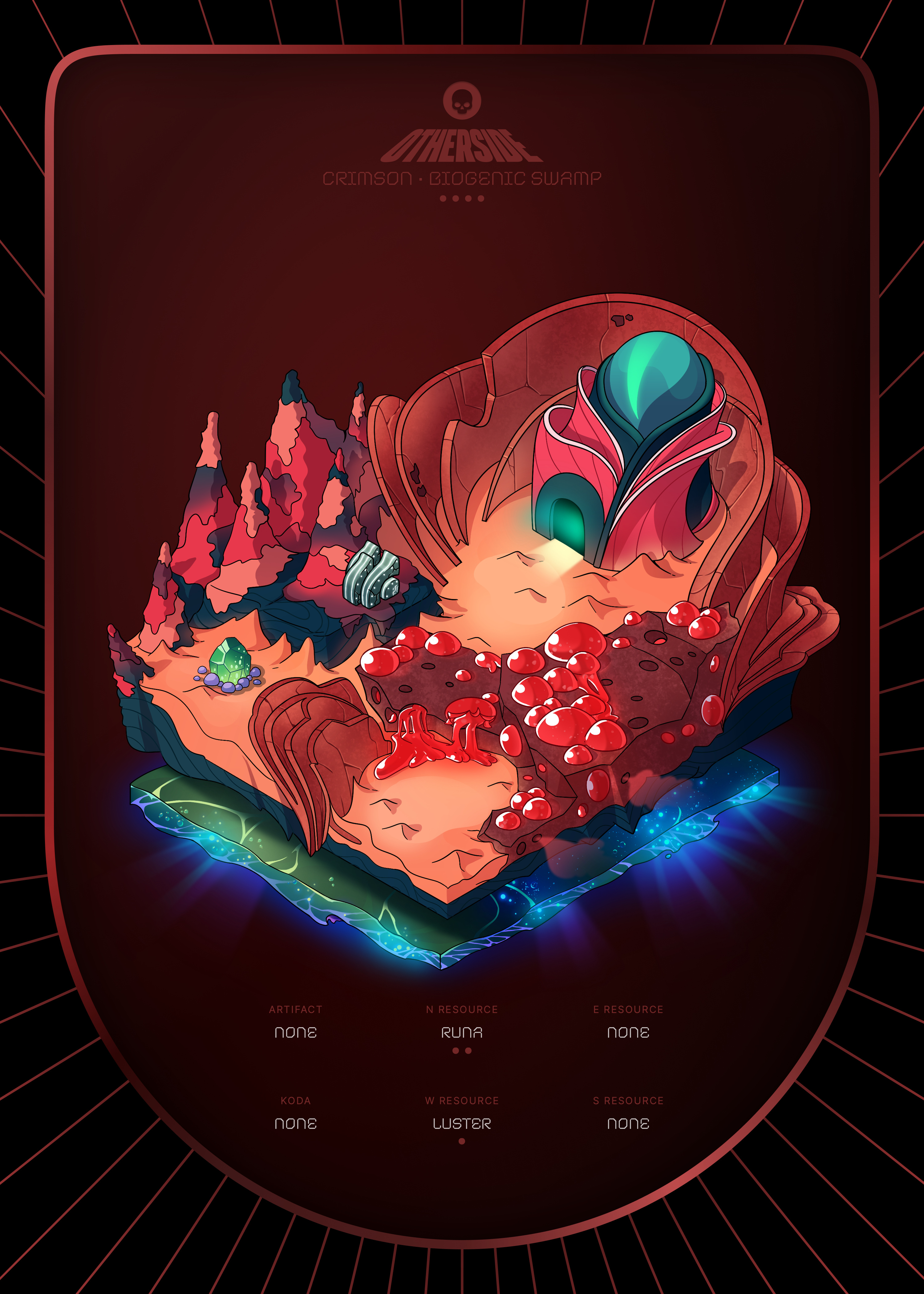 Otherdeed #6935 — Crimson