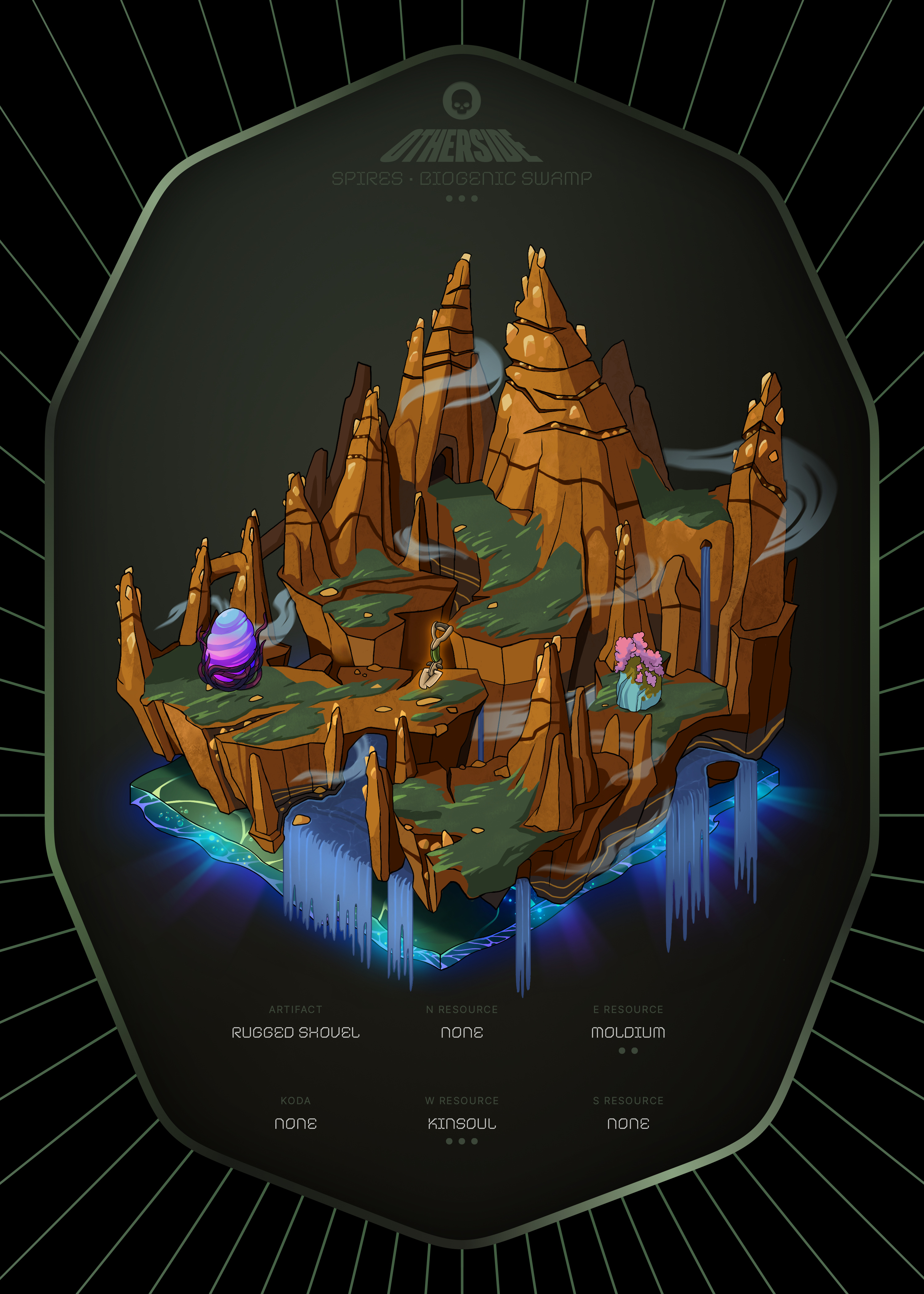 Otherdeed #7921 — Spires