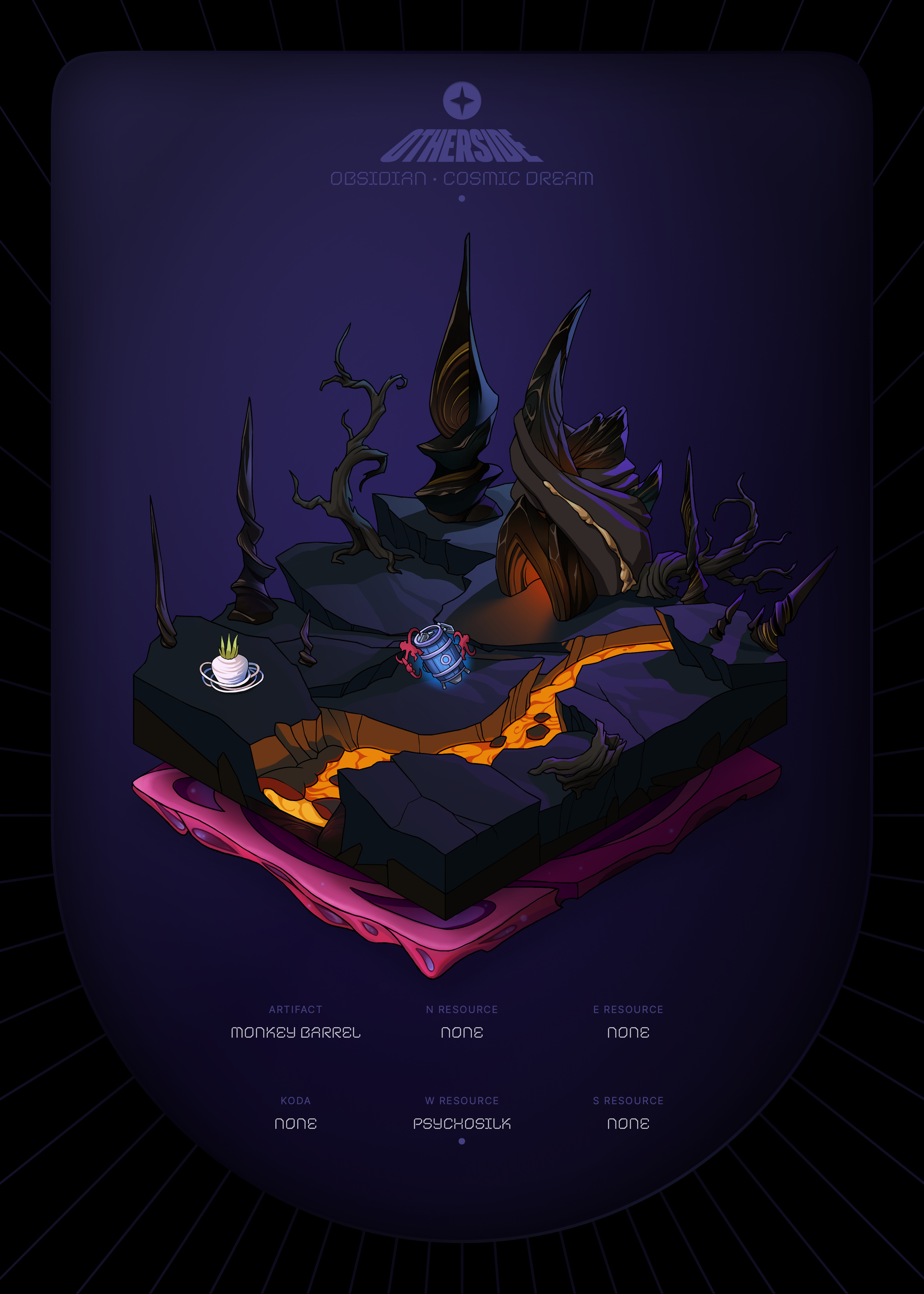 Otherdeed #37159 — Obsidian