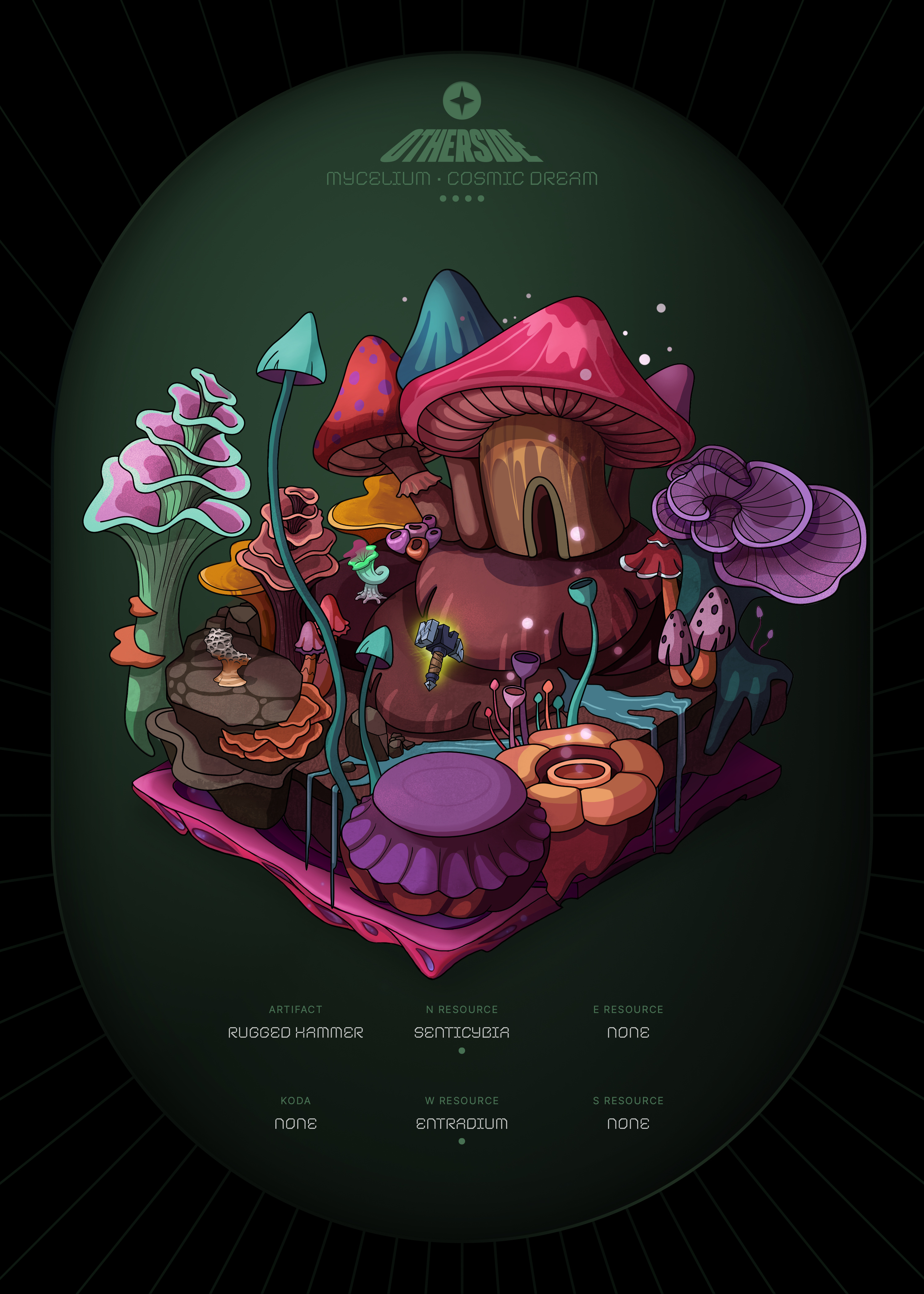 Otherdeed #94658 — Mycelium