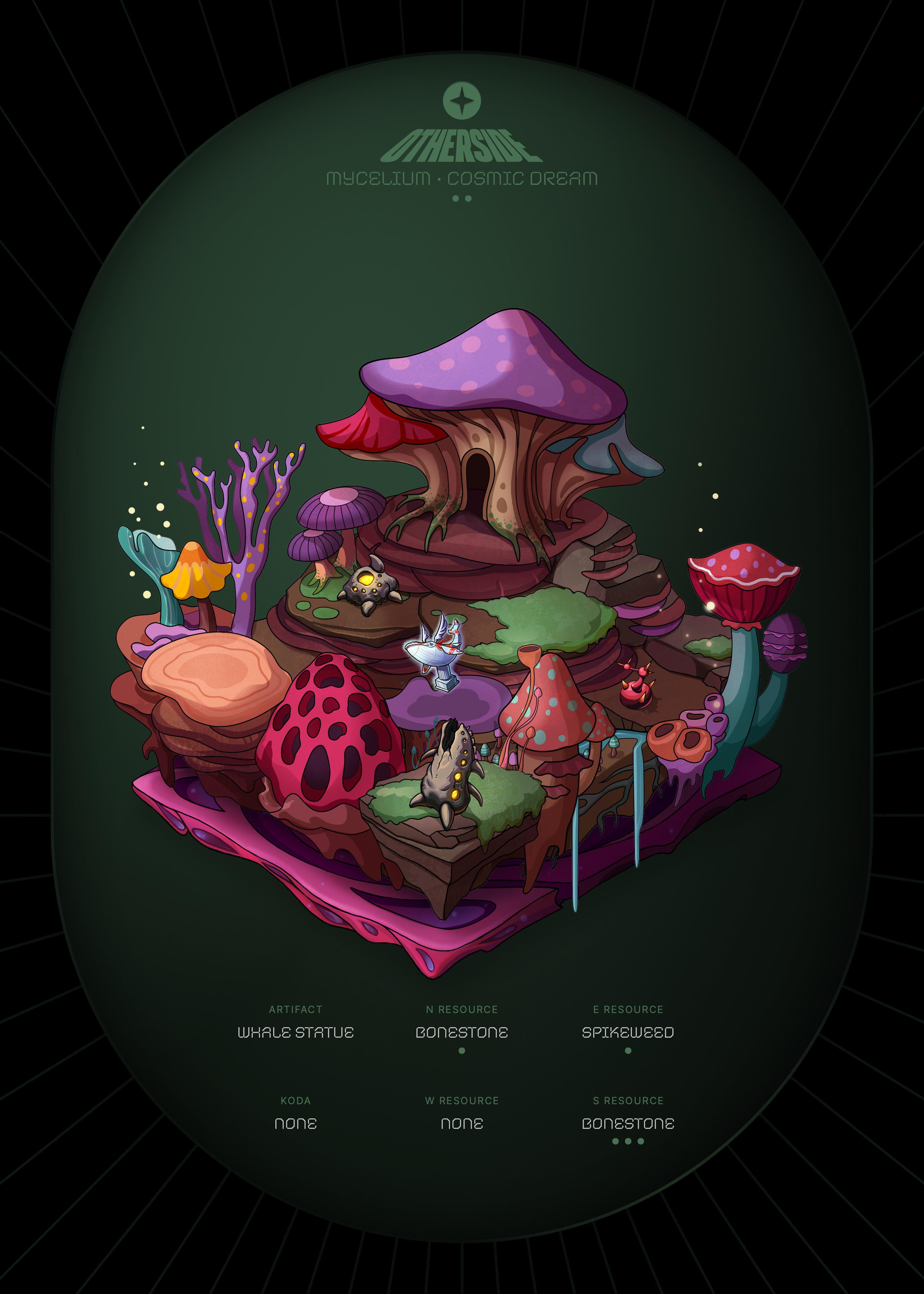 Otherdeed #34991 — Mycelium