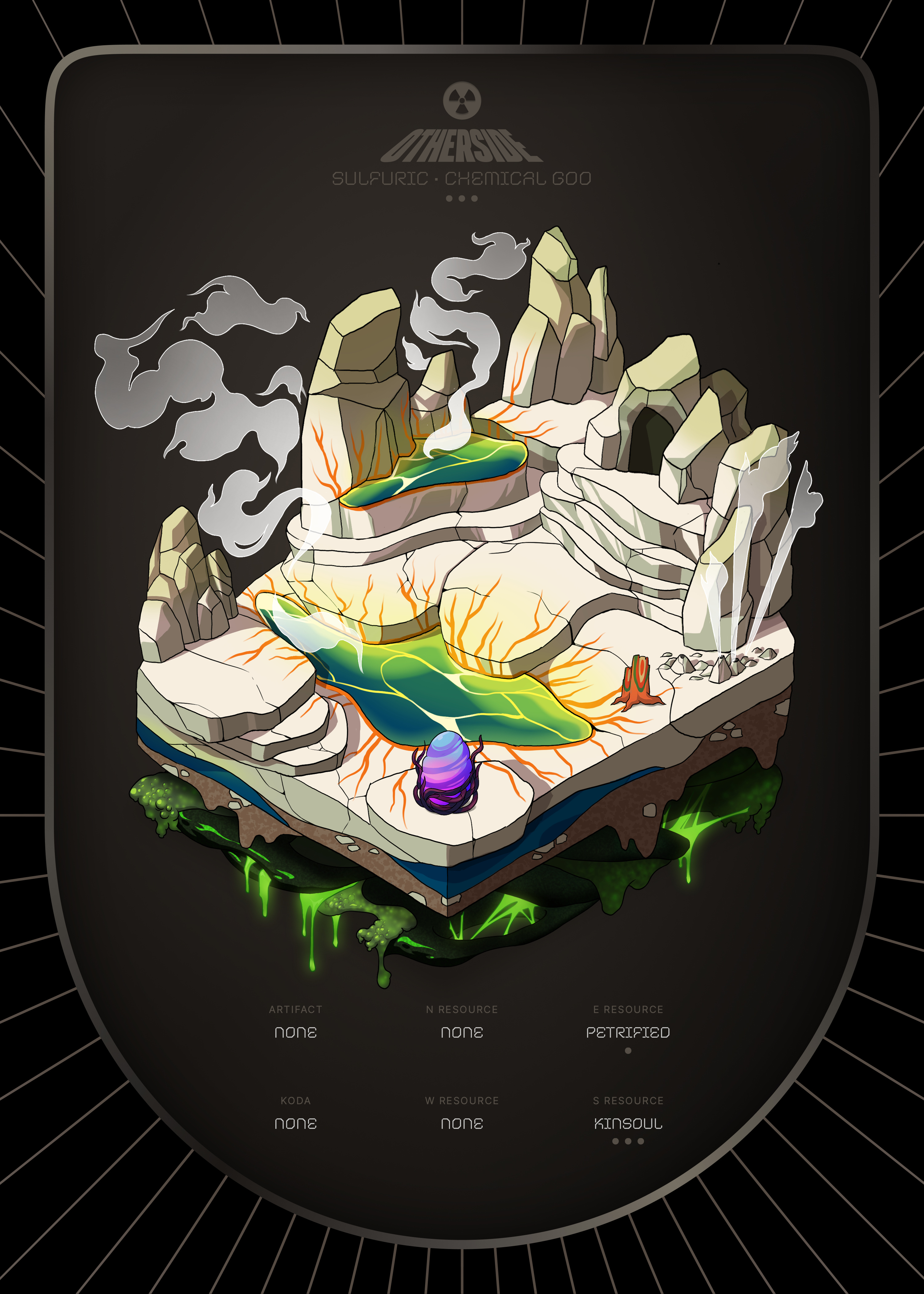 Otherdeed #10926 — Sulfuric