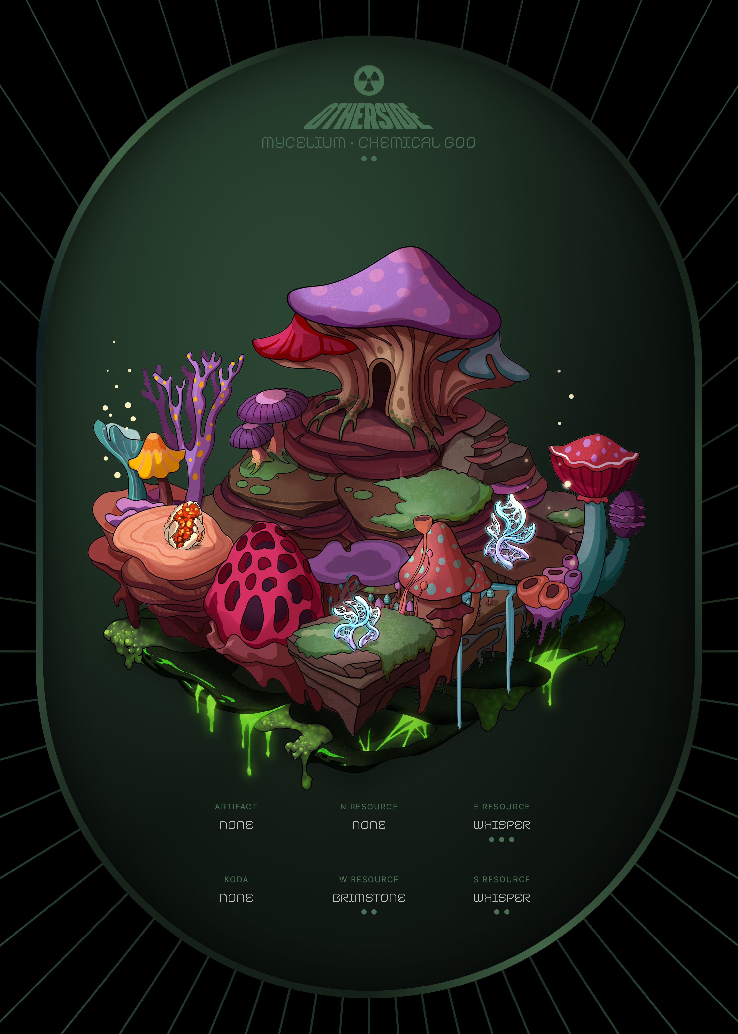 Otherdeed #23411 — Mycelium