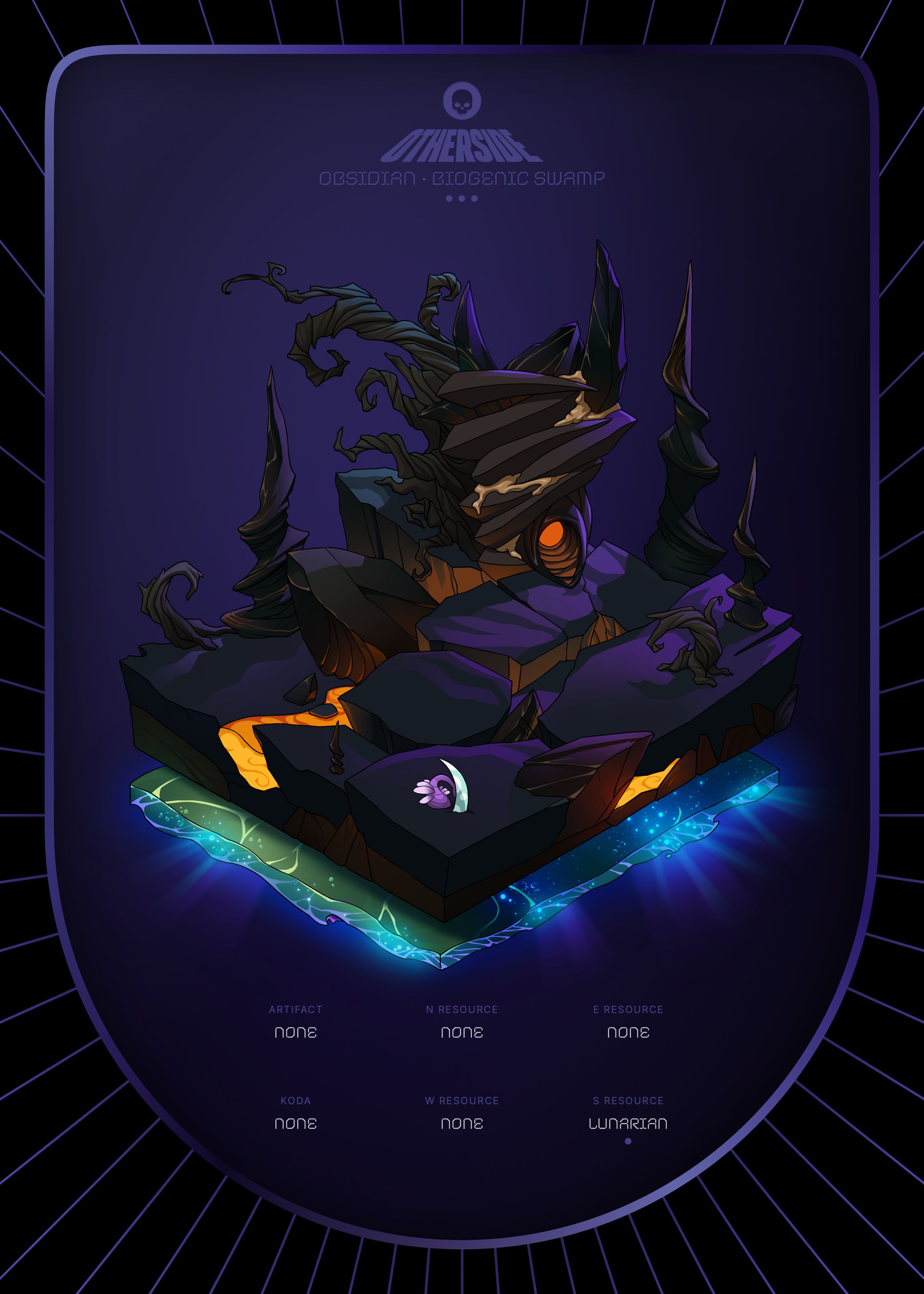 Otherdeed #4360 — Obsidian