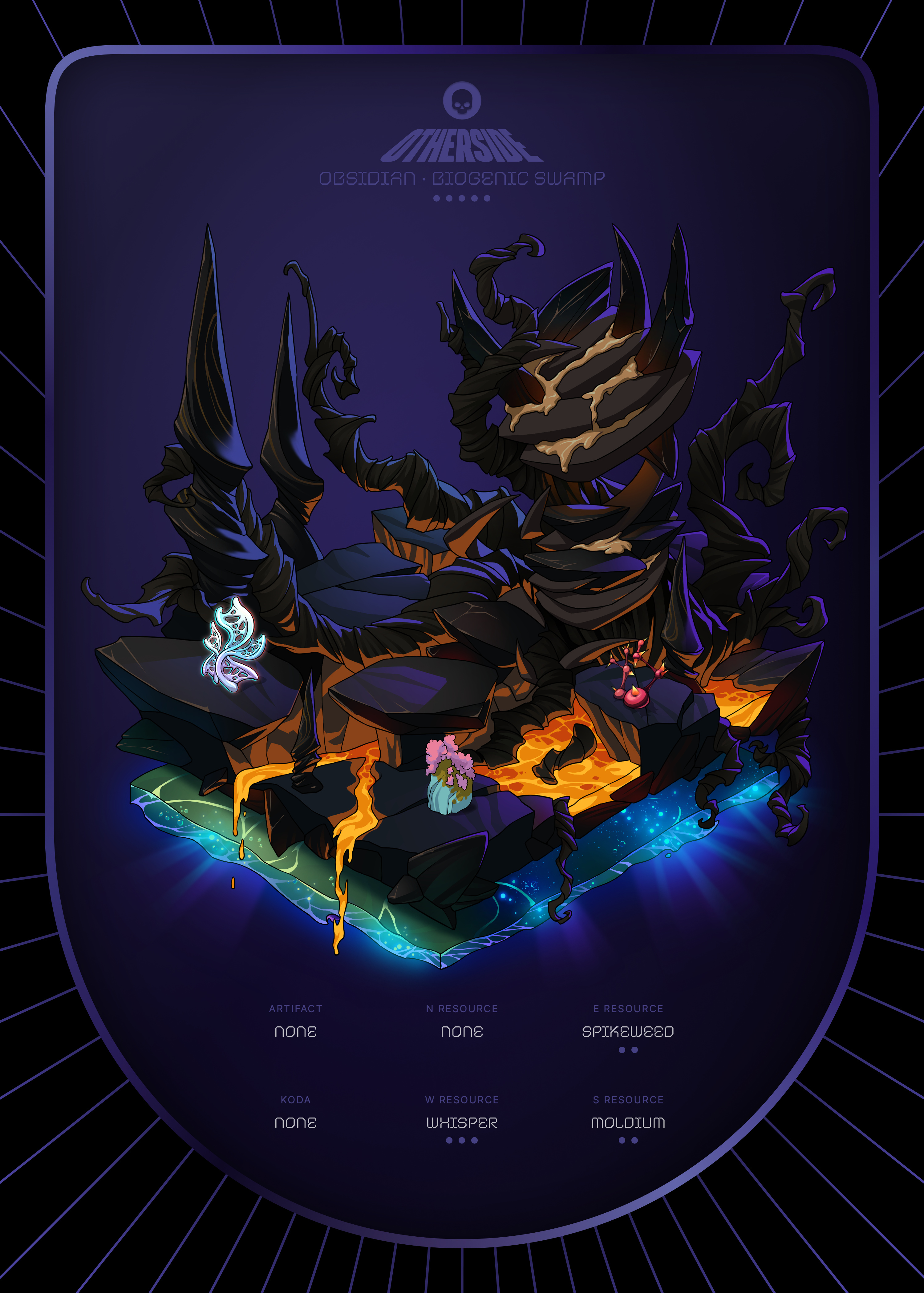 Otherdeed #1753 — Obsidian