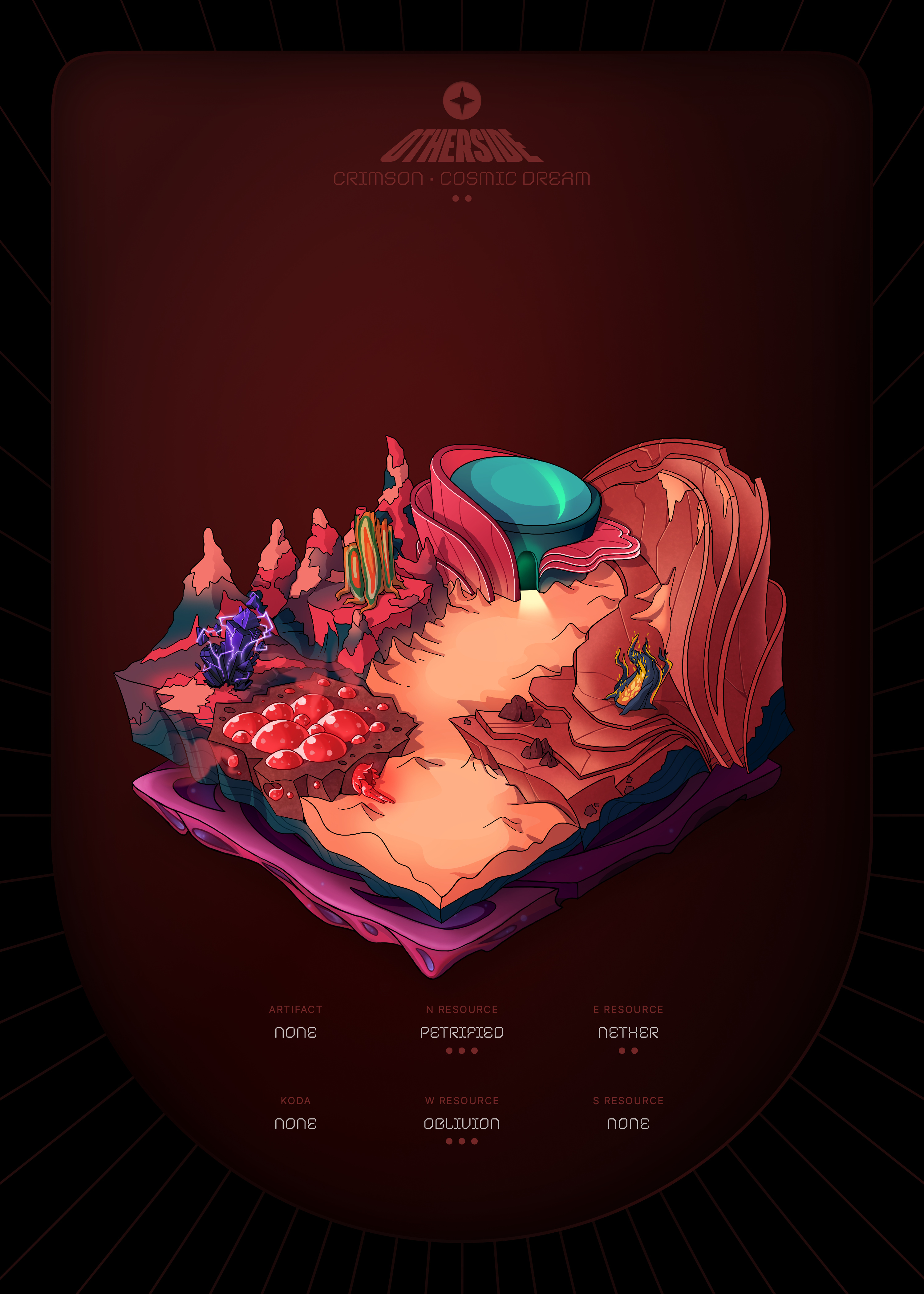 Otherdeed #91368 — Crimson