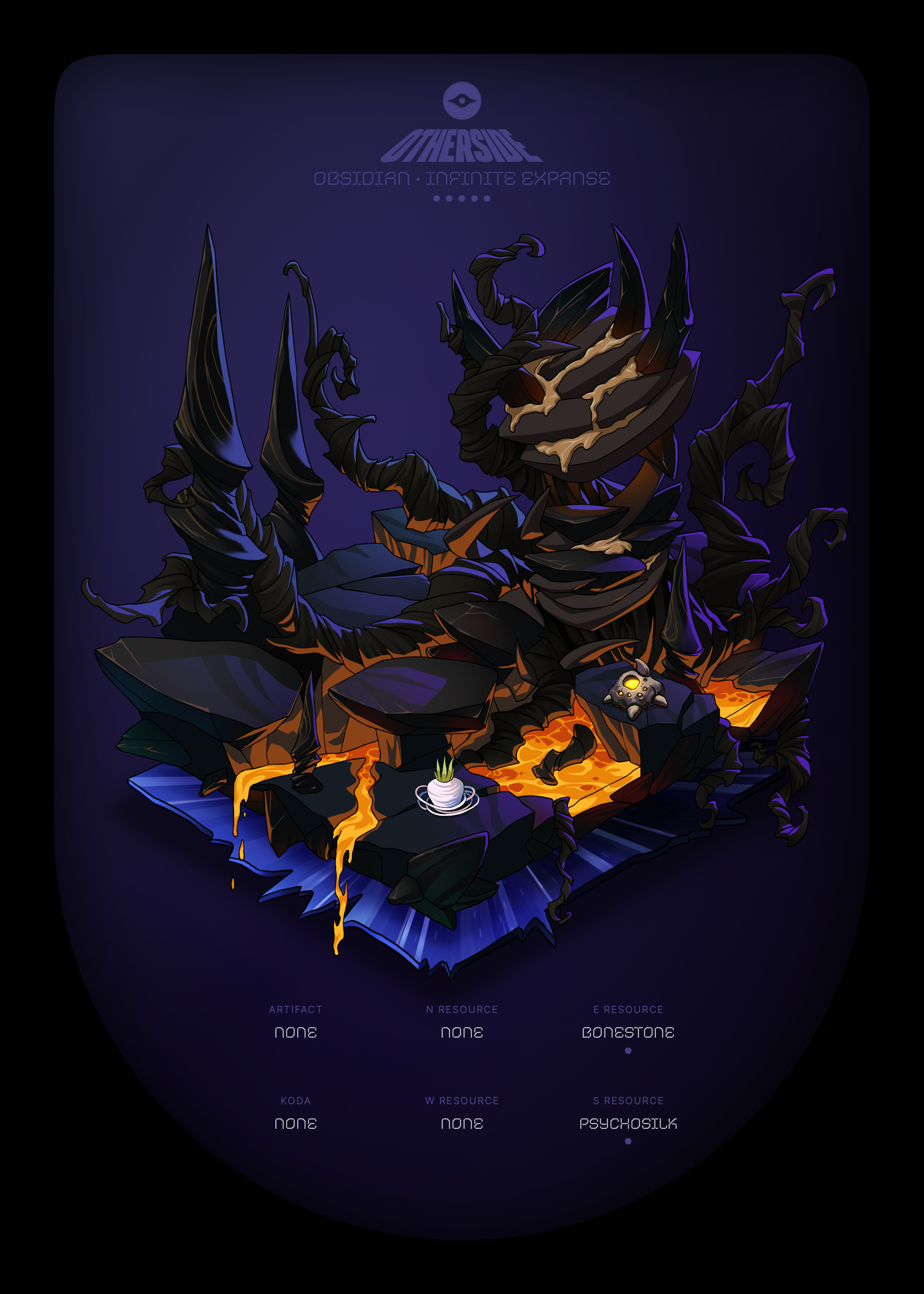 Otherdeed #42923 — Obsidian