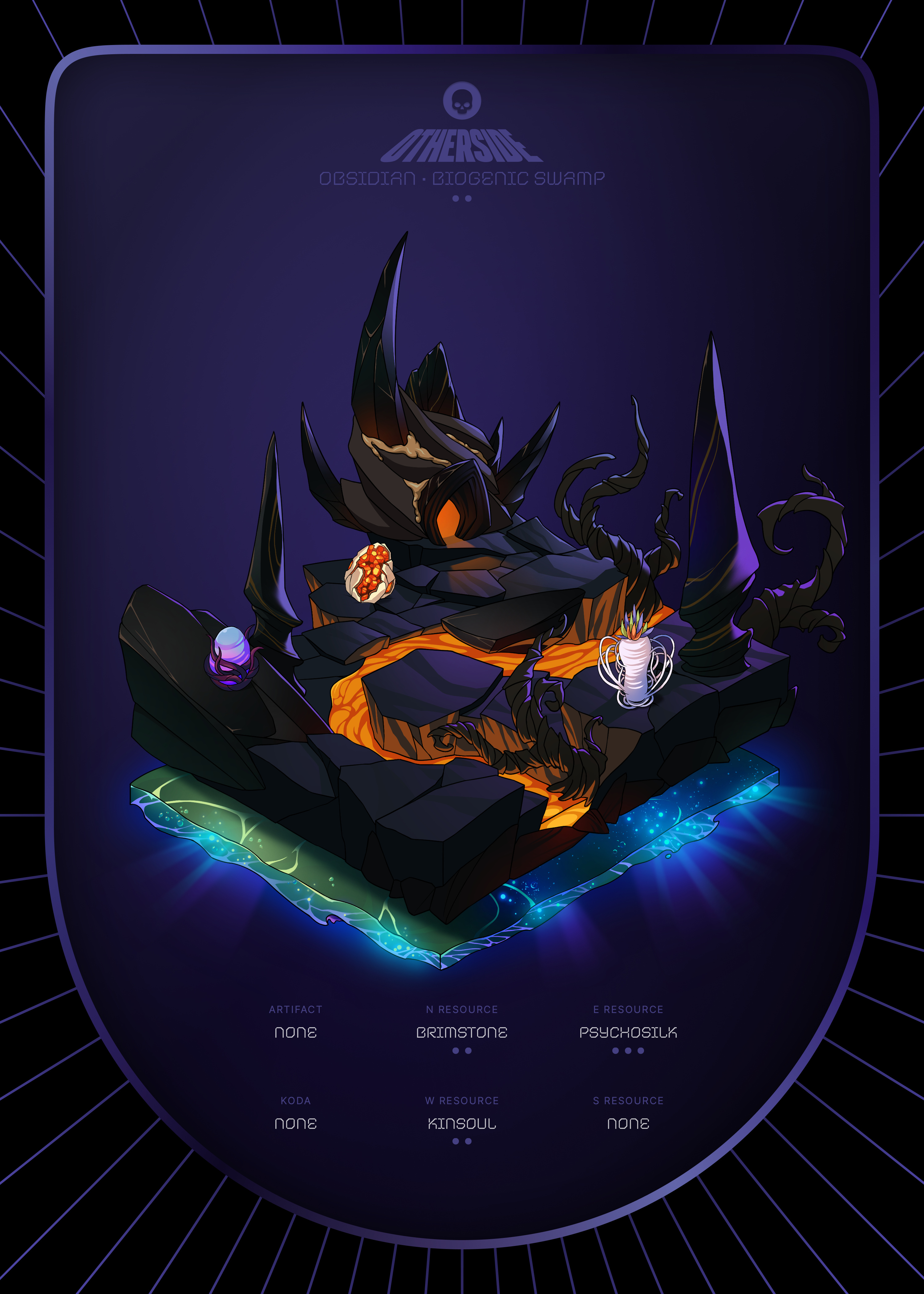 Otherdeed #7811 — Obsidian
