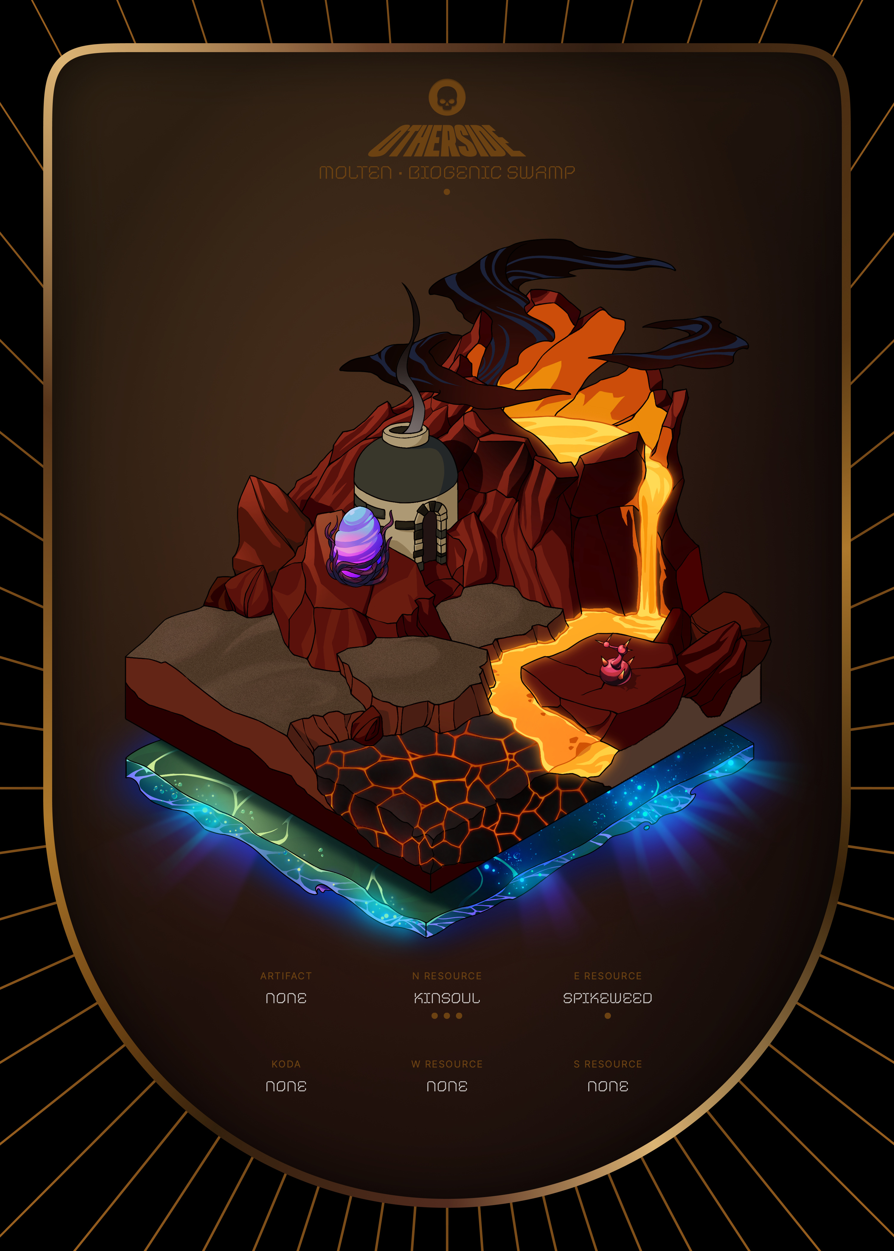 Otherdeed #7076 — Molten