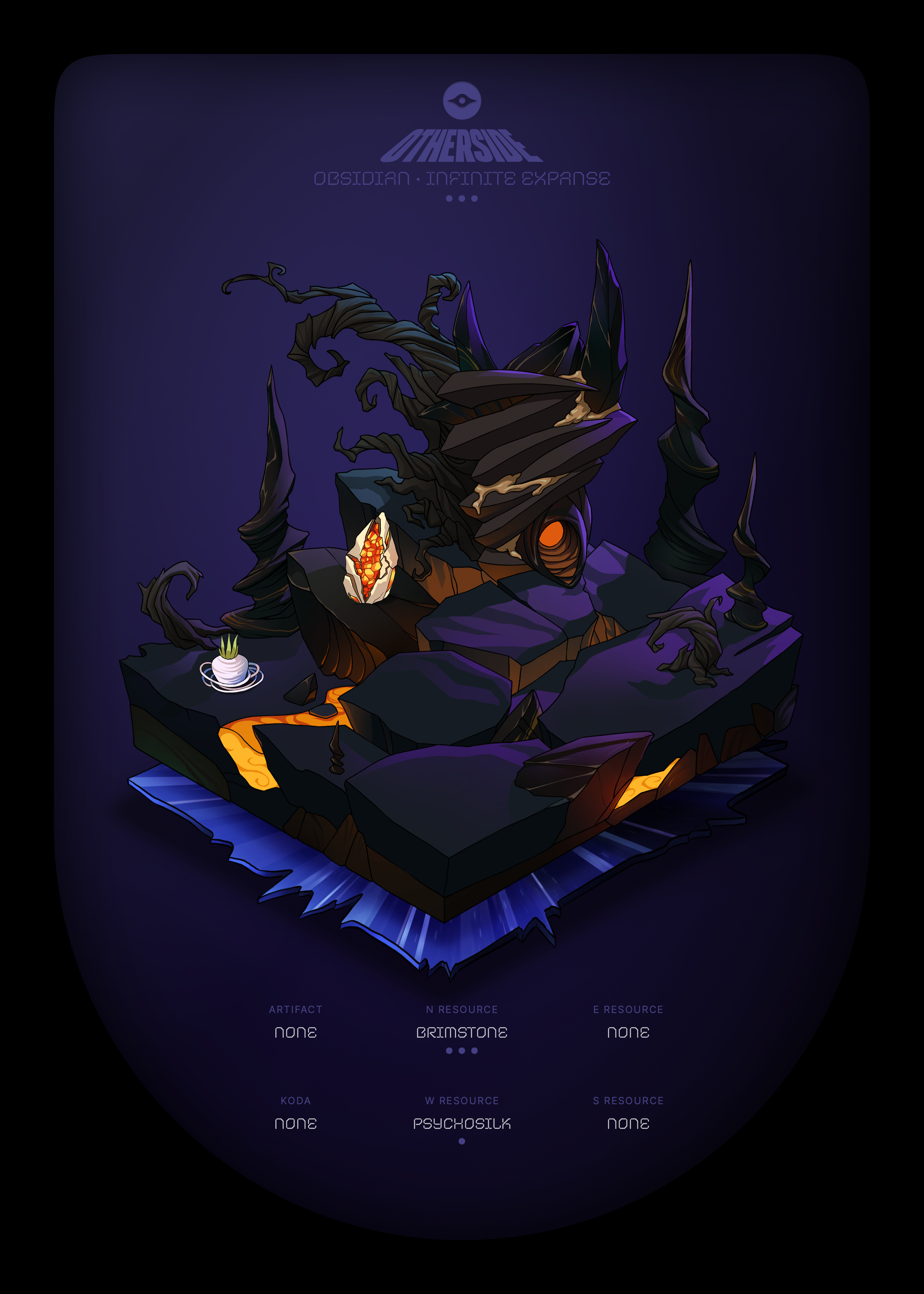 Otherdeed #40310 — Obsidian