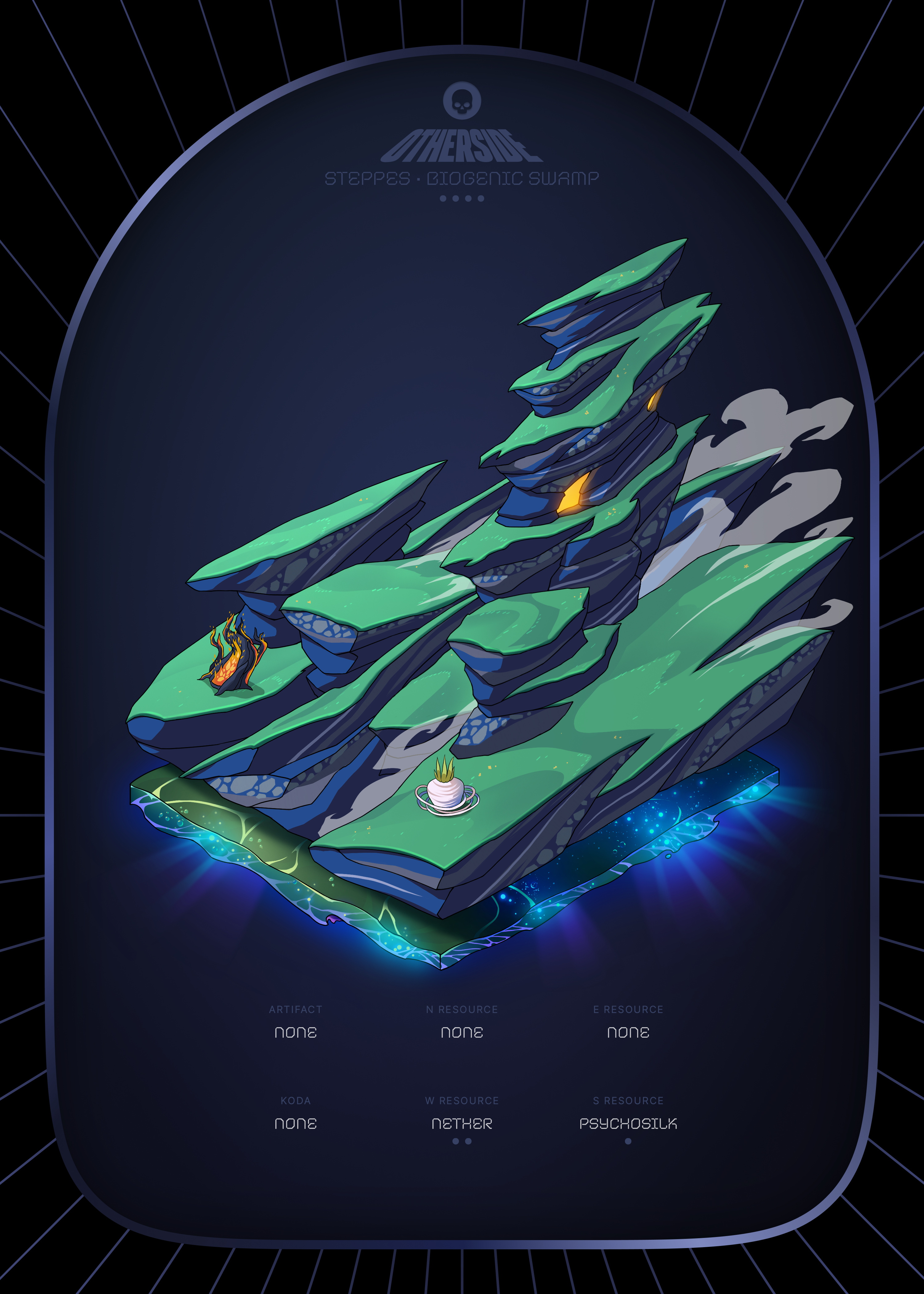 Otherdeed #8999 — Steppes