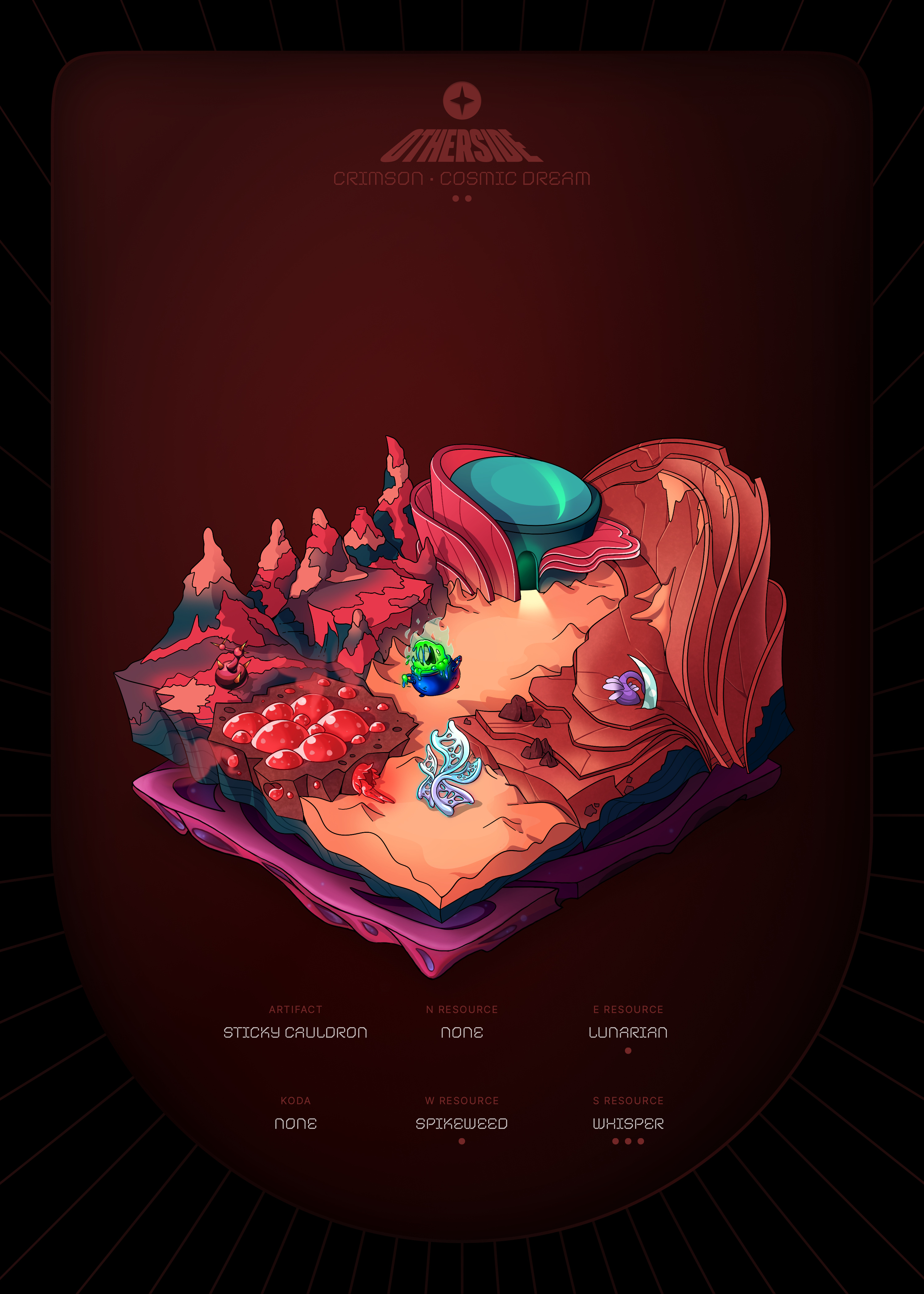 Otherdeed #30147 — Crimson