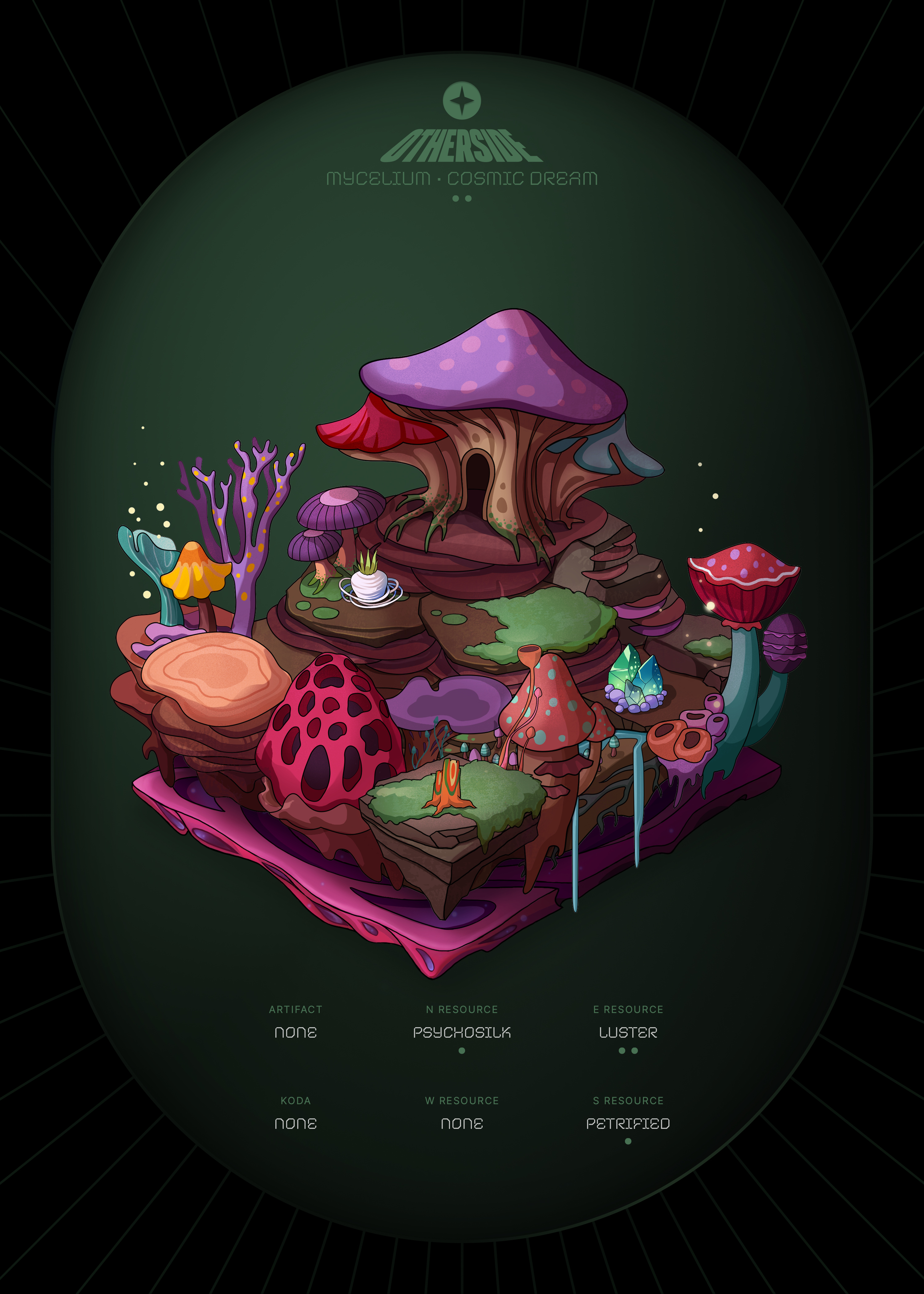 Otherdeed #34263 — Mycelium