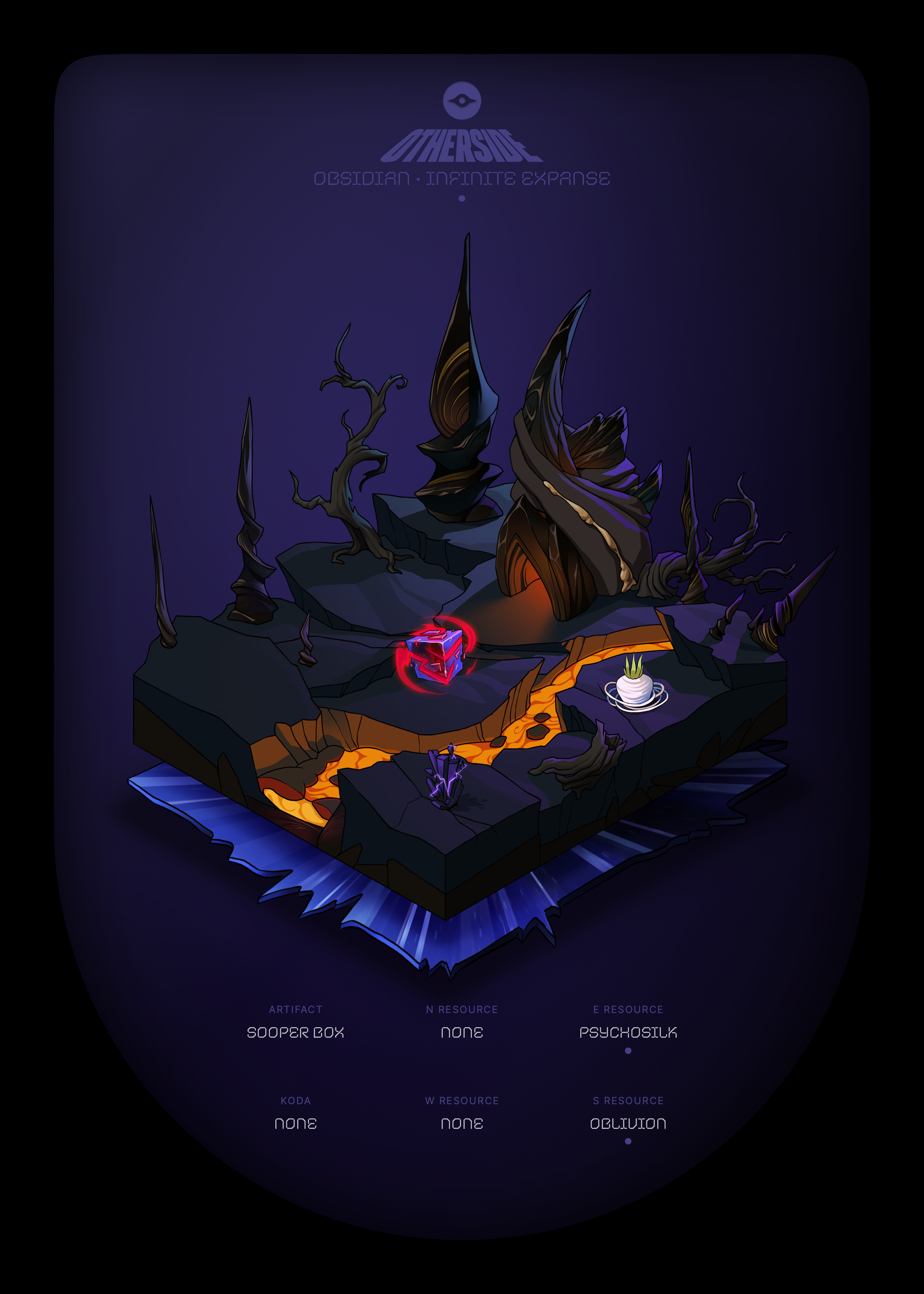 Otherdeed #40881 — Obsidian