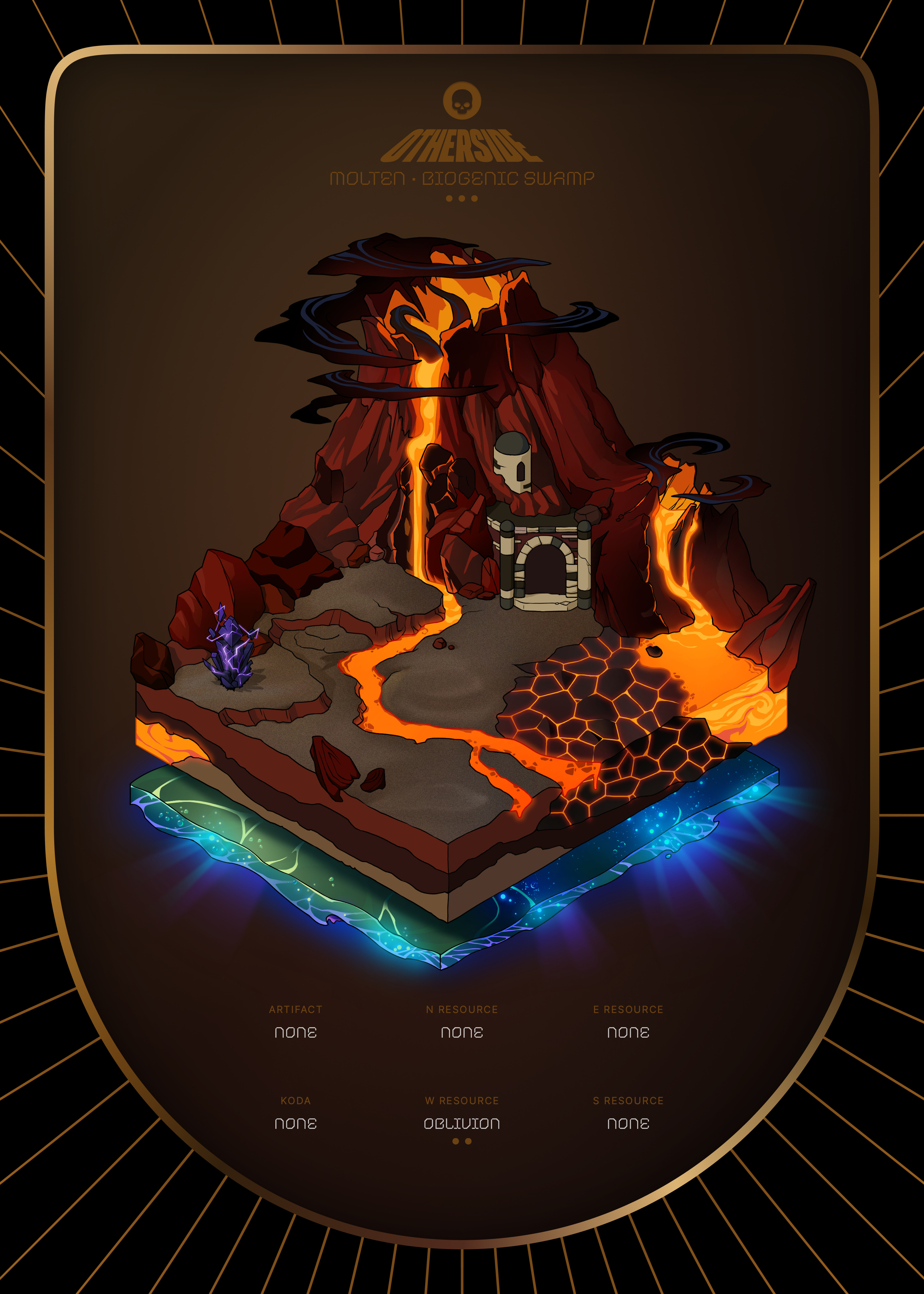 Otherdeed #1677 — Molten