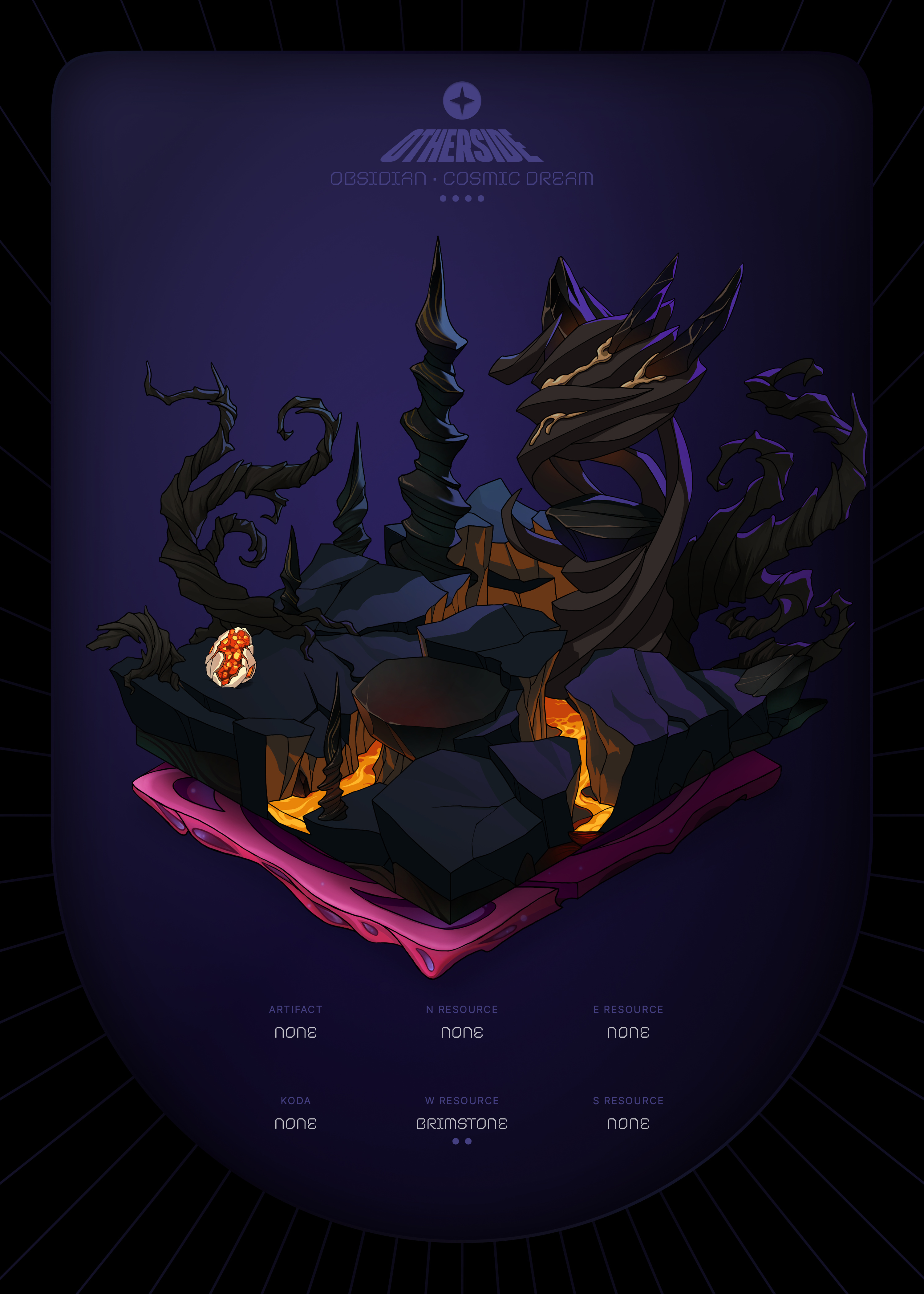 Otherdeed #34795 — Obsidian