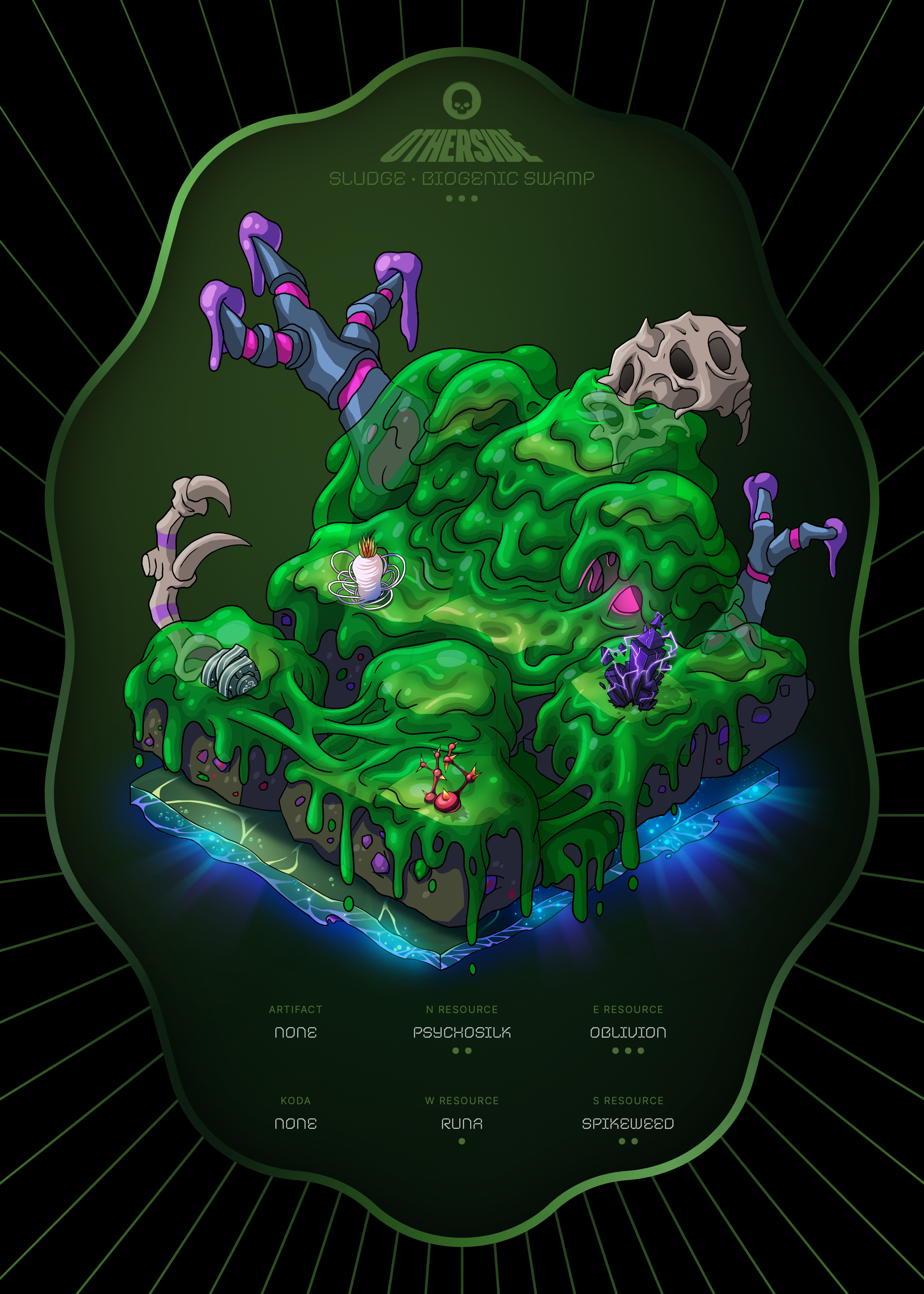 Otherdeed #8033 — Sludge