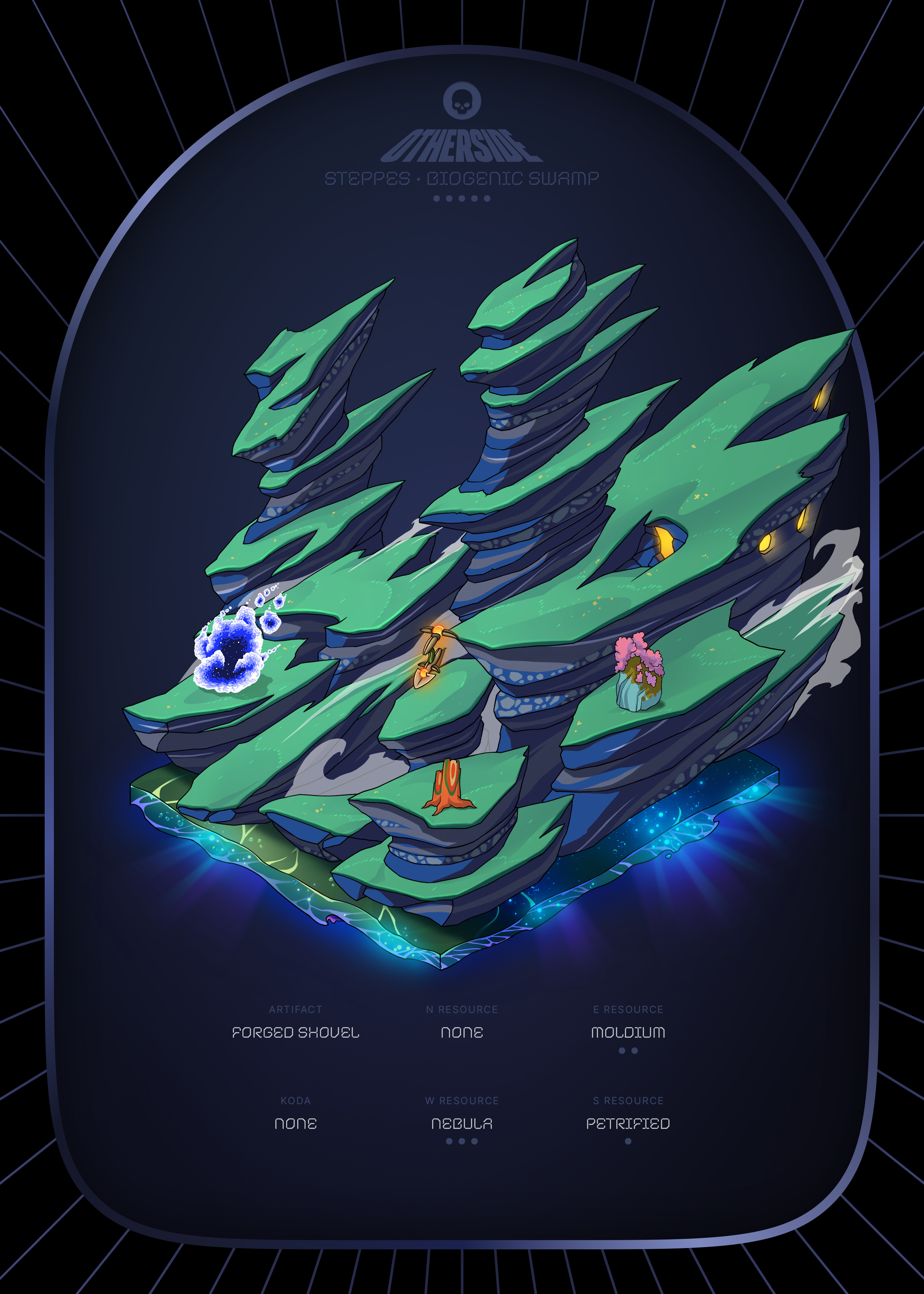 Otherdeed #8254 — Steppes