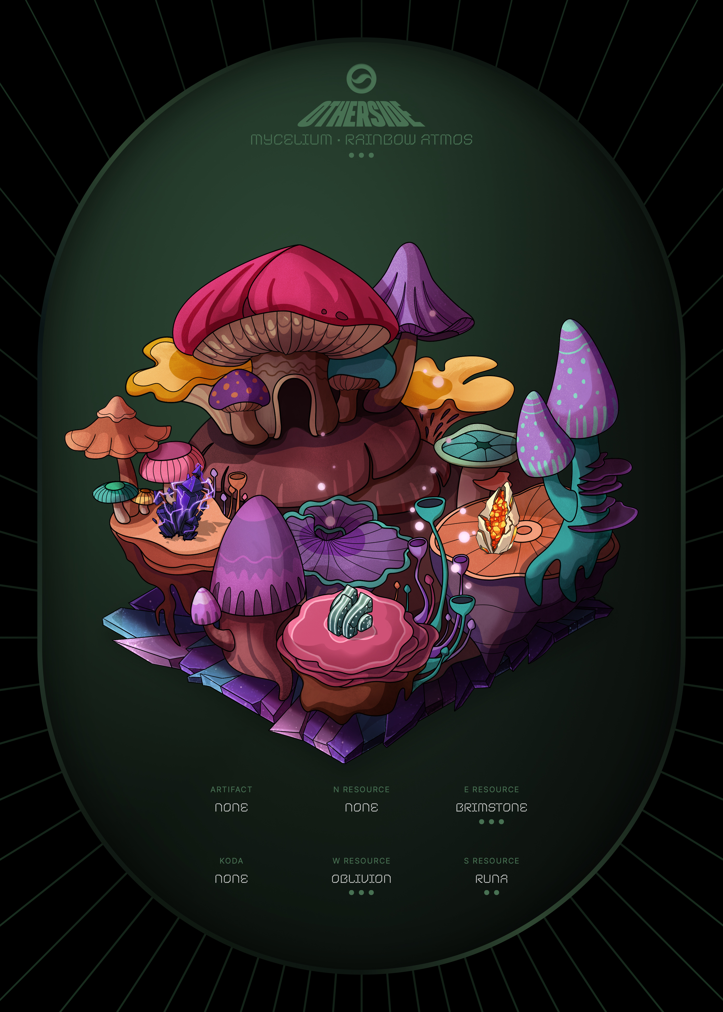 Otherdeed #69516 — Mycelium