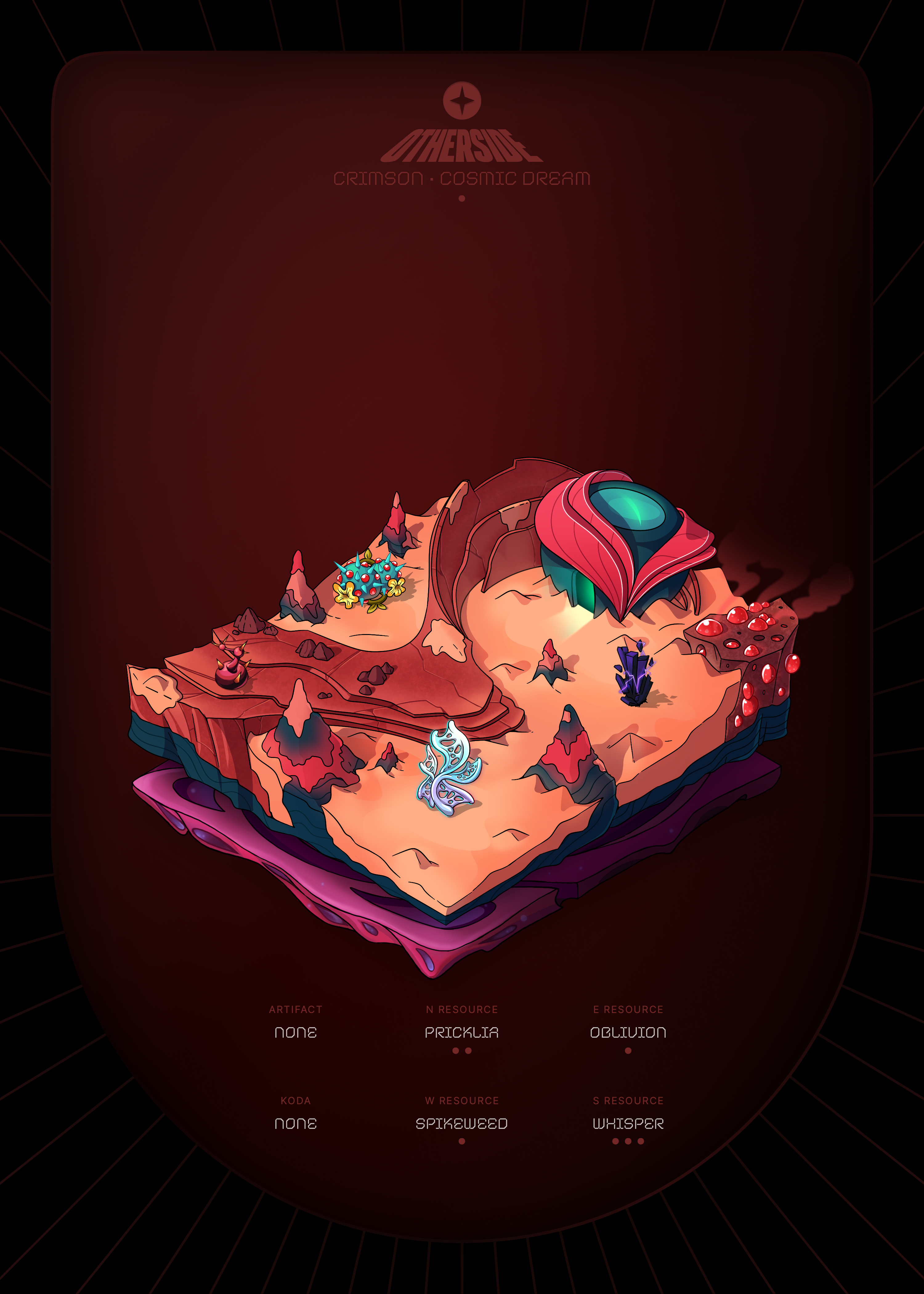 Otherdeed #34545 — Crimson