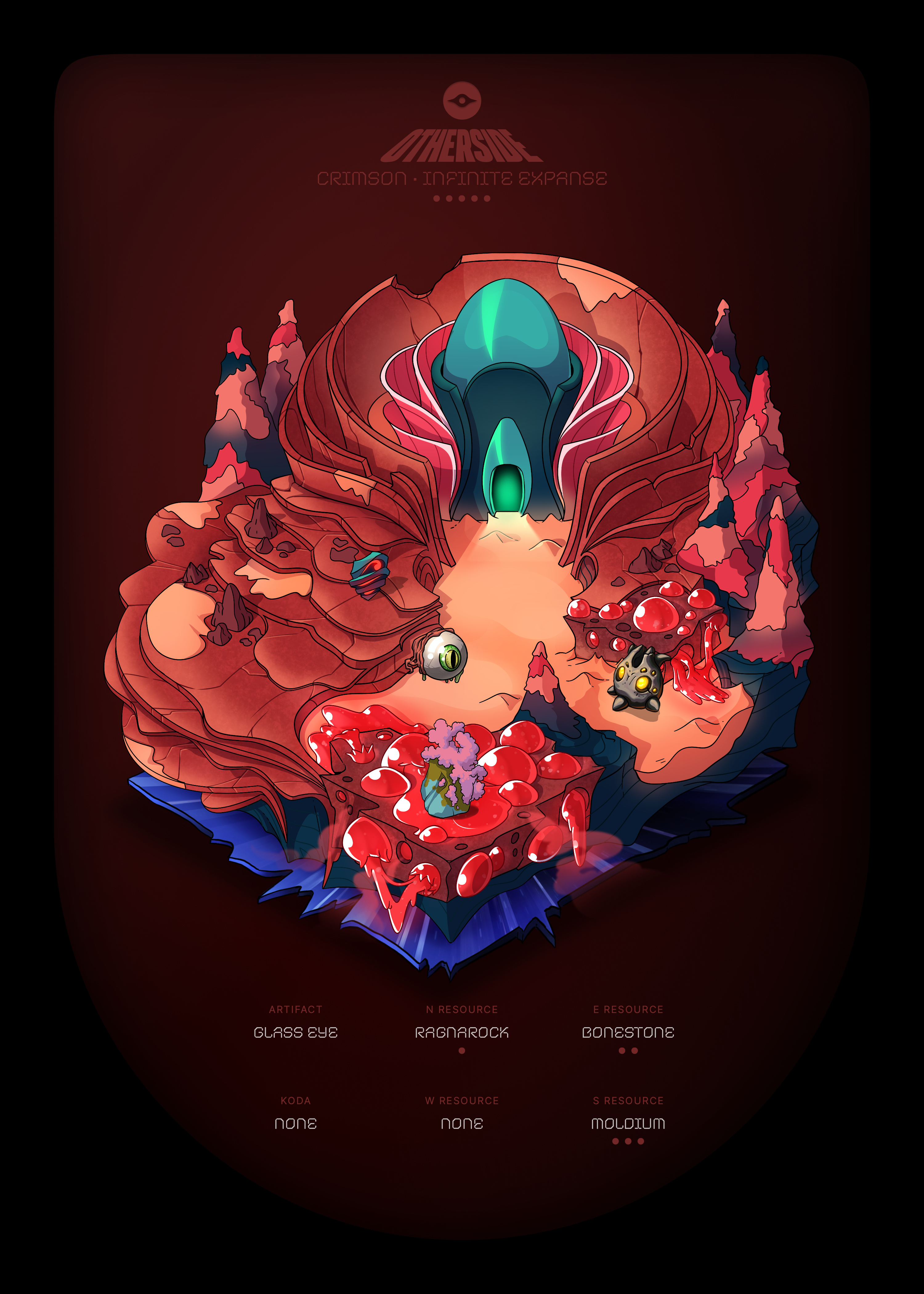 Otherdeed #40593 — Crimson