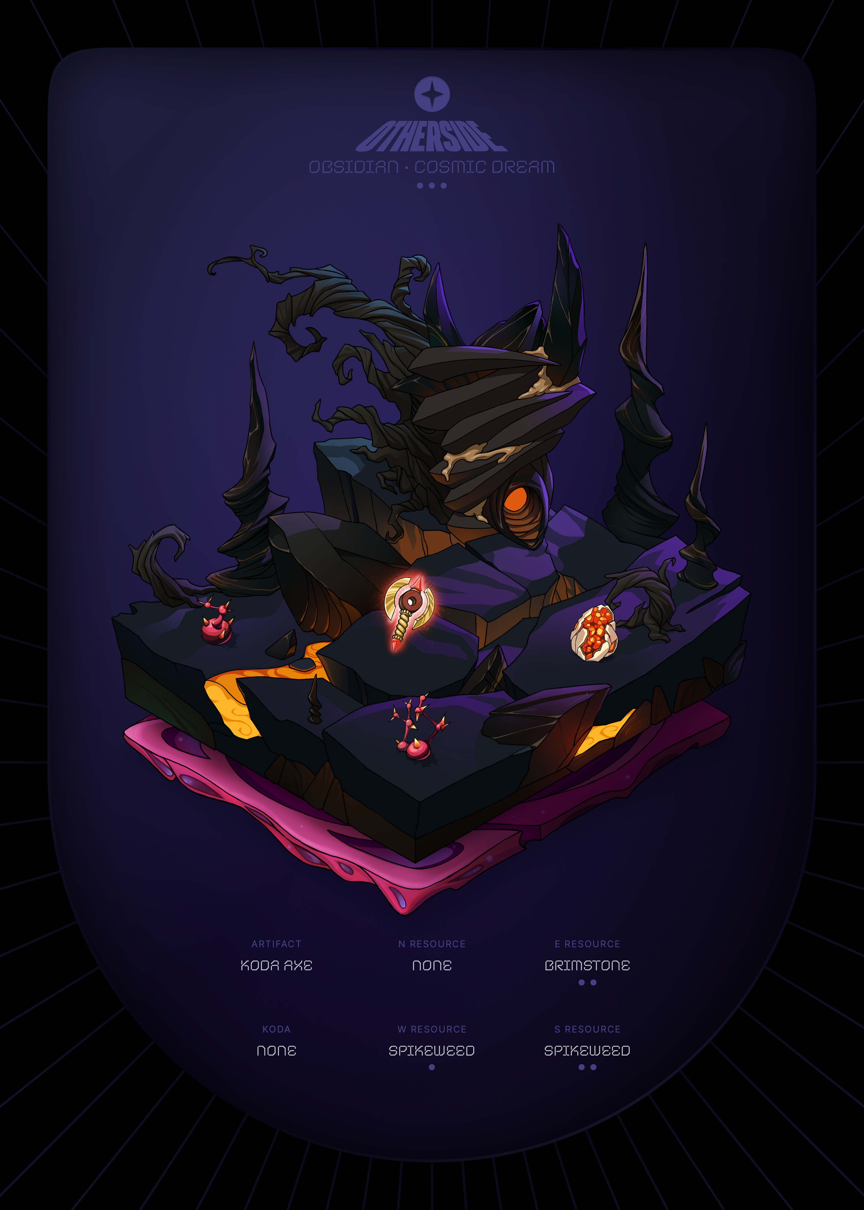 Otherdeed #32236 — Obsidian