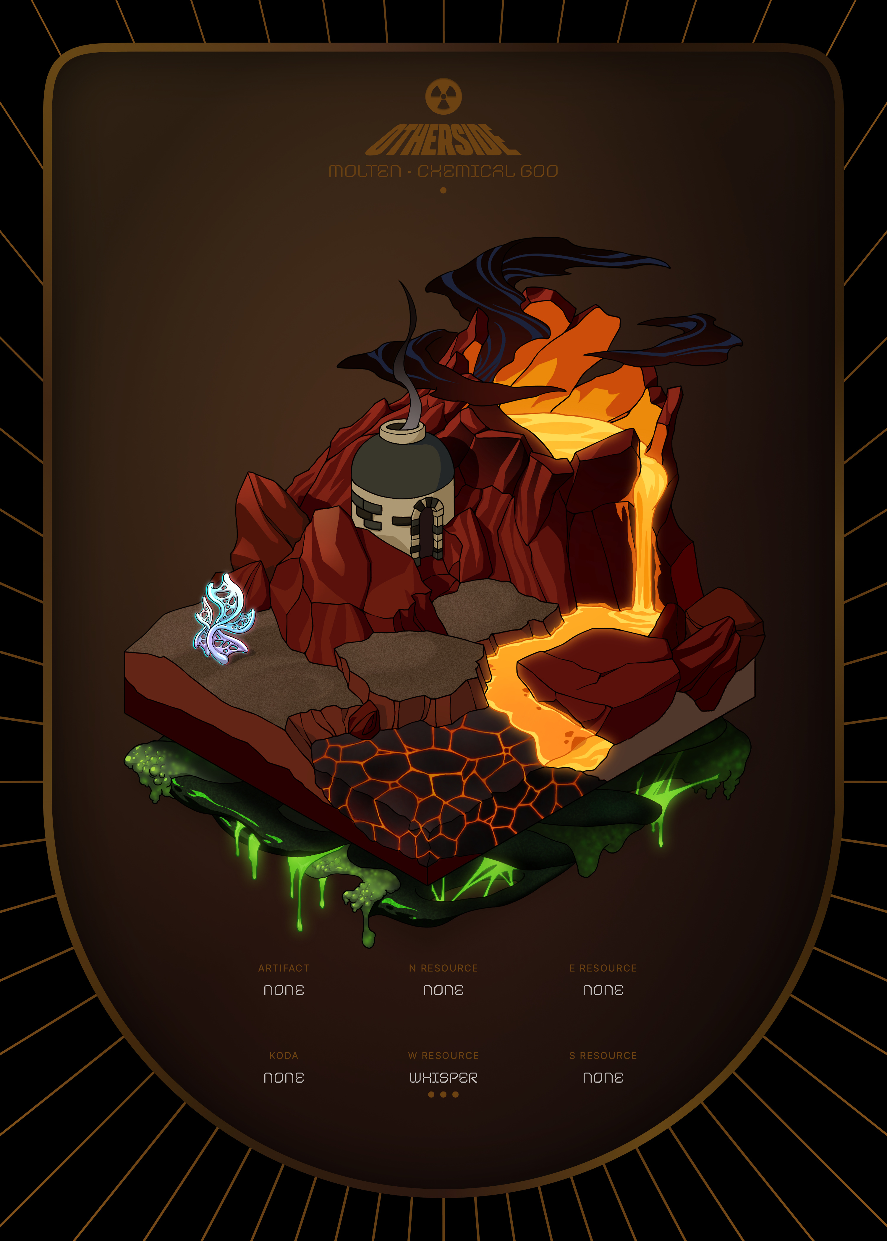Otherdeed #10026 — Molten