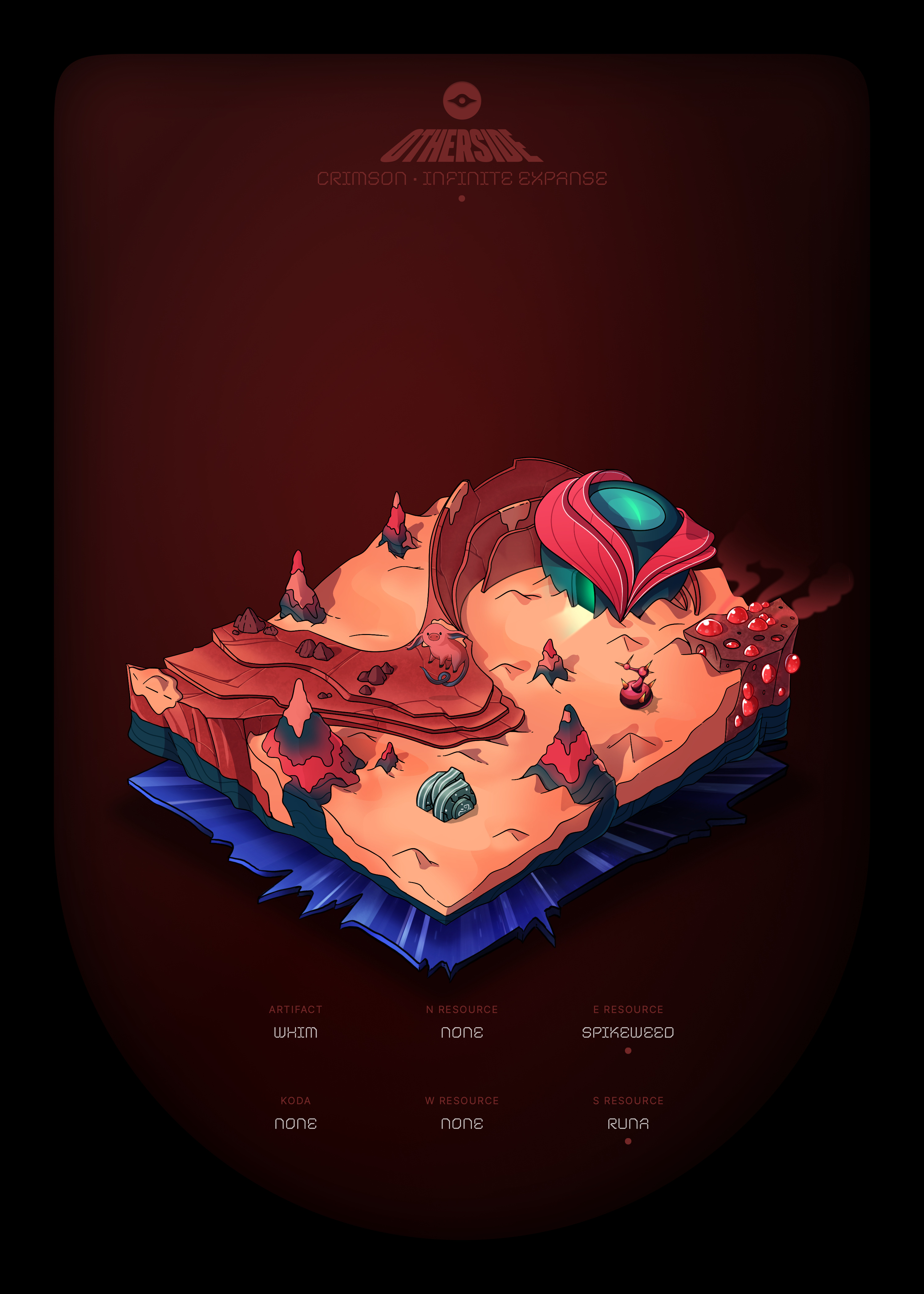 Otherdeed #50293 — Crimson