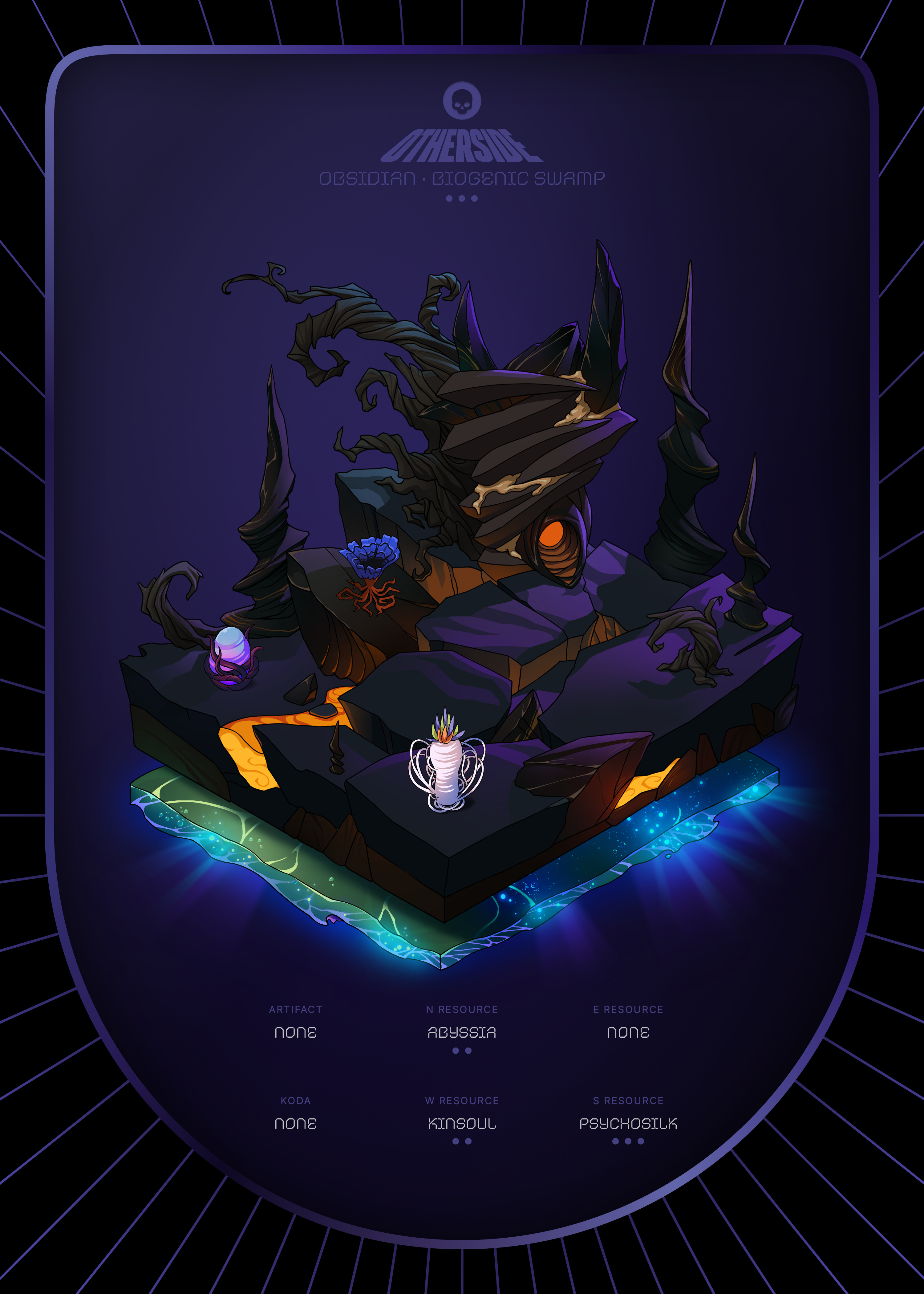 Otherdeed #5408 — Obsidian