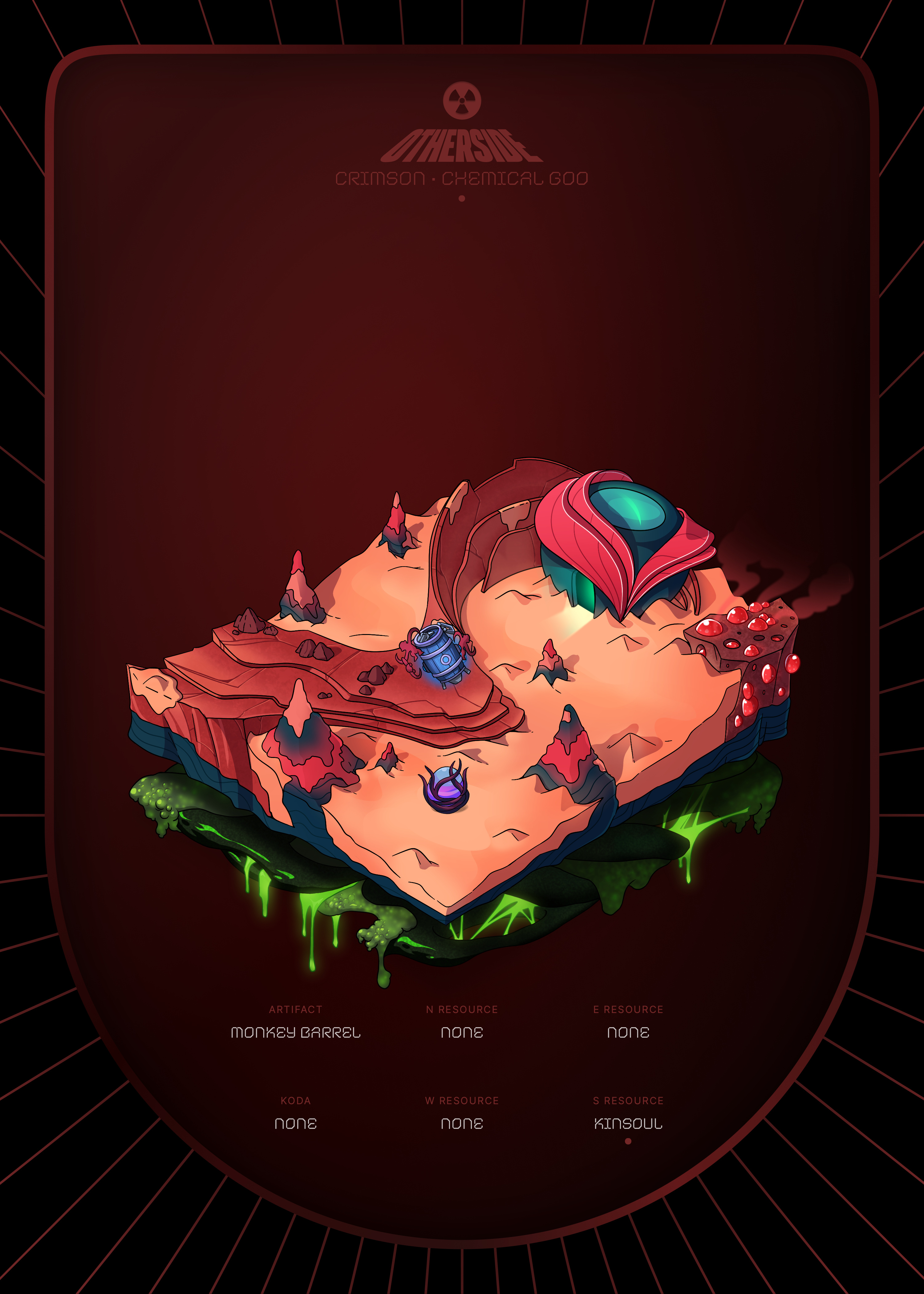 Otherdeed #15259 — Crimson