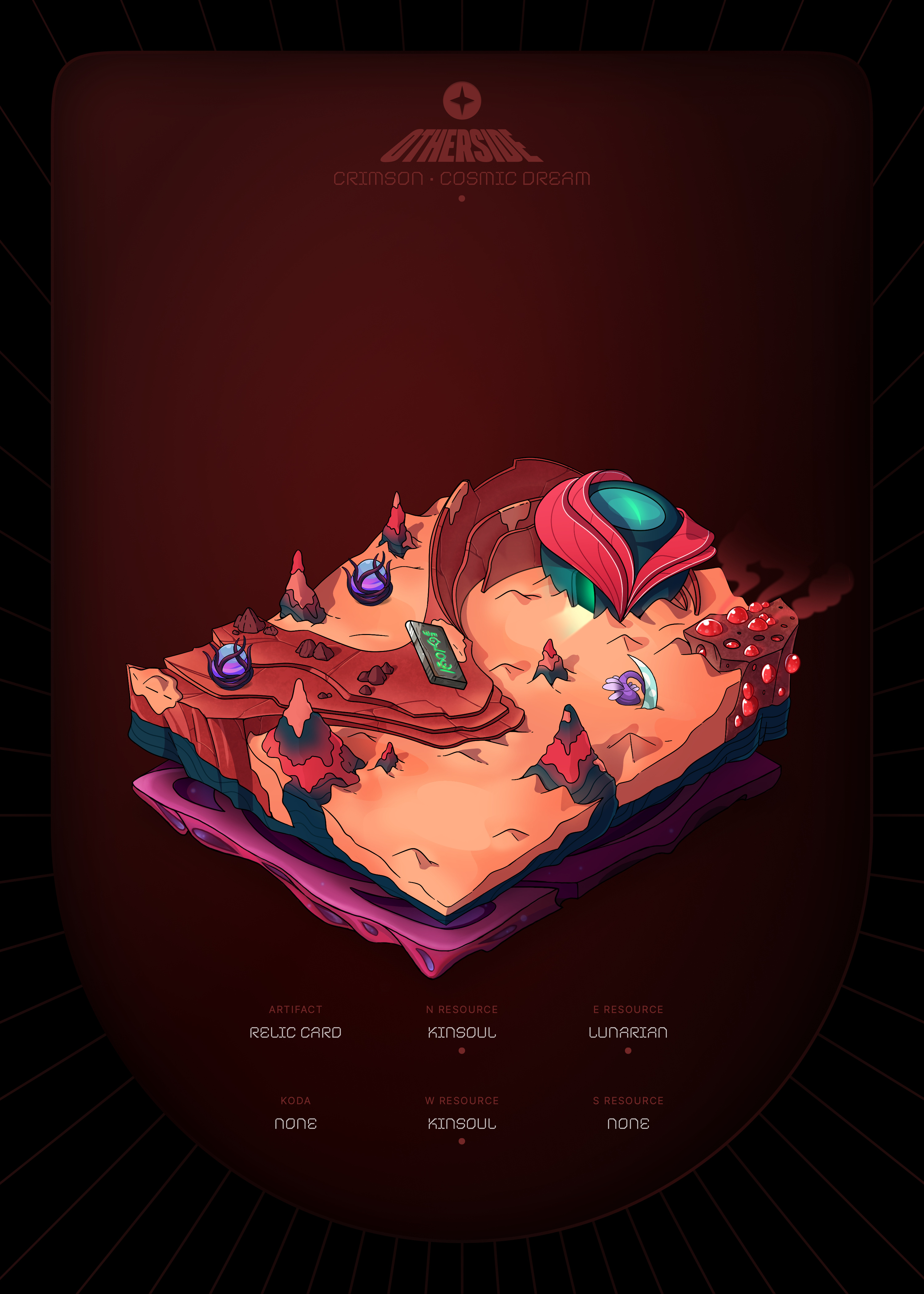 Otherdeed #91042 — Crimson
