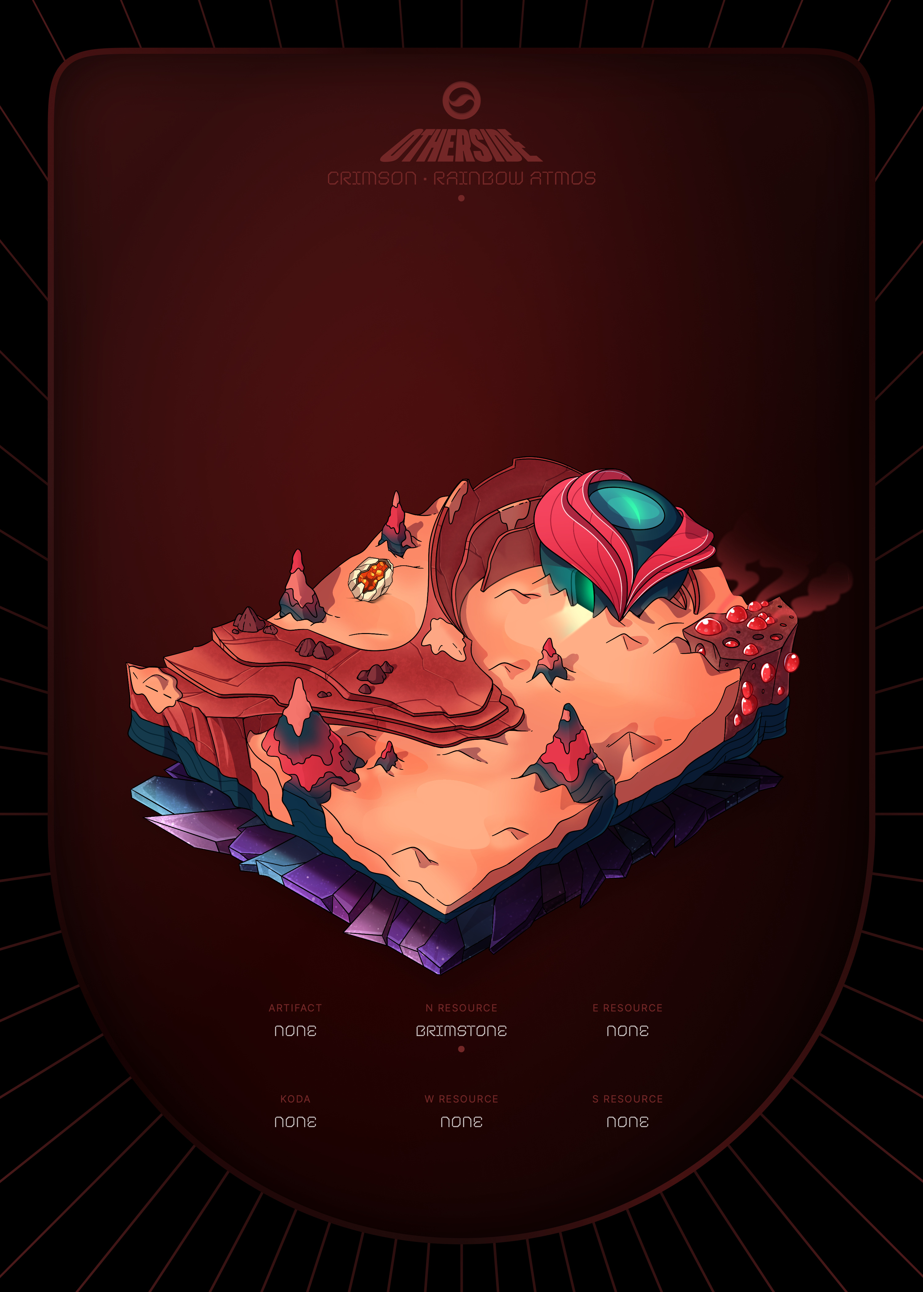 Otherdeed #74601 — Crimson