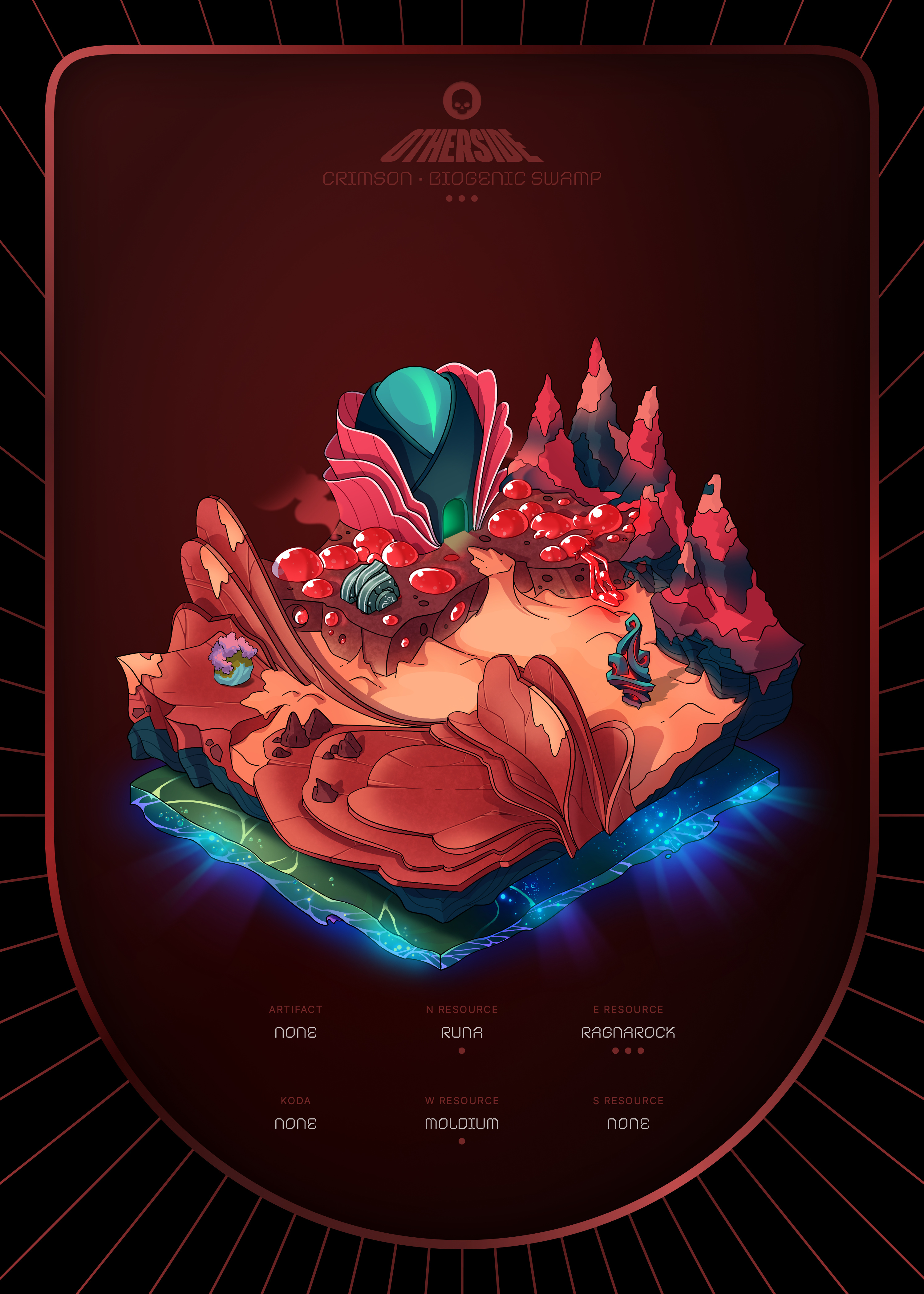 Otherdeed #2691 — Crimson