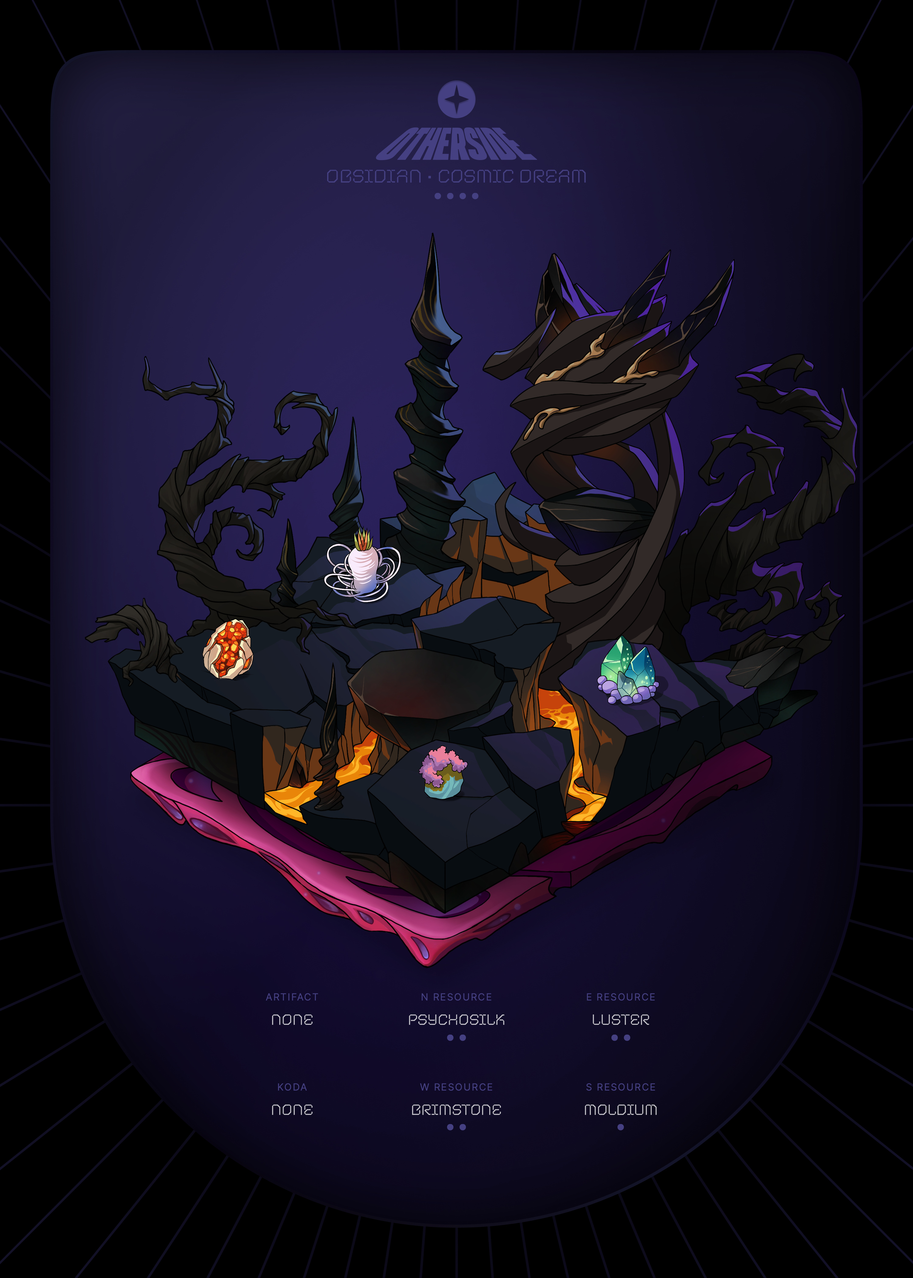 Otherdeed #93780 — Obsidian