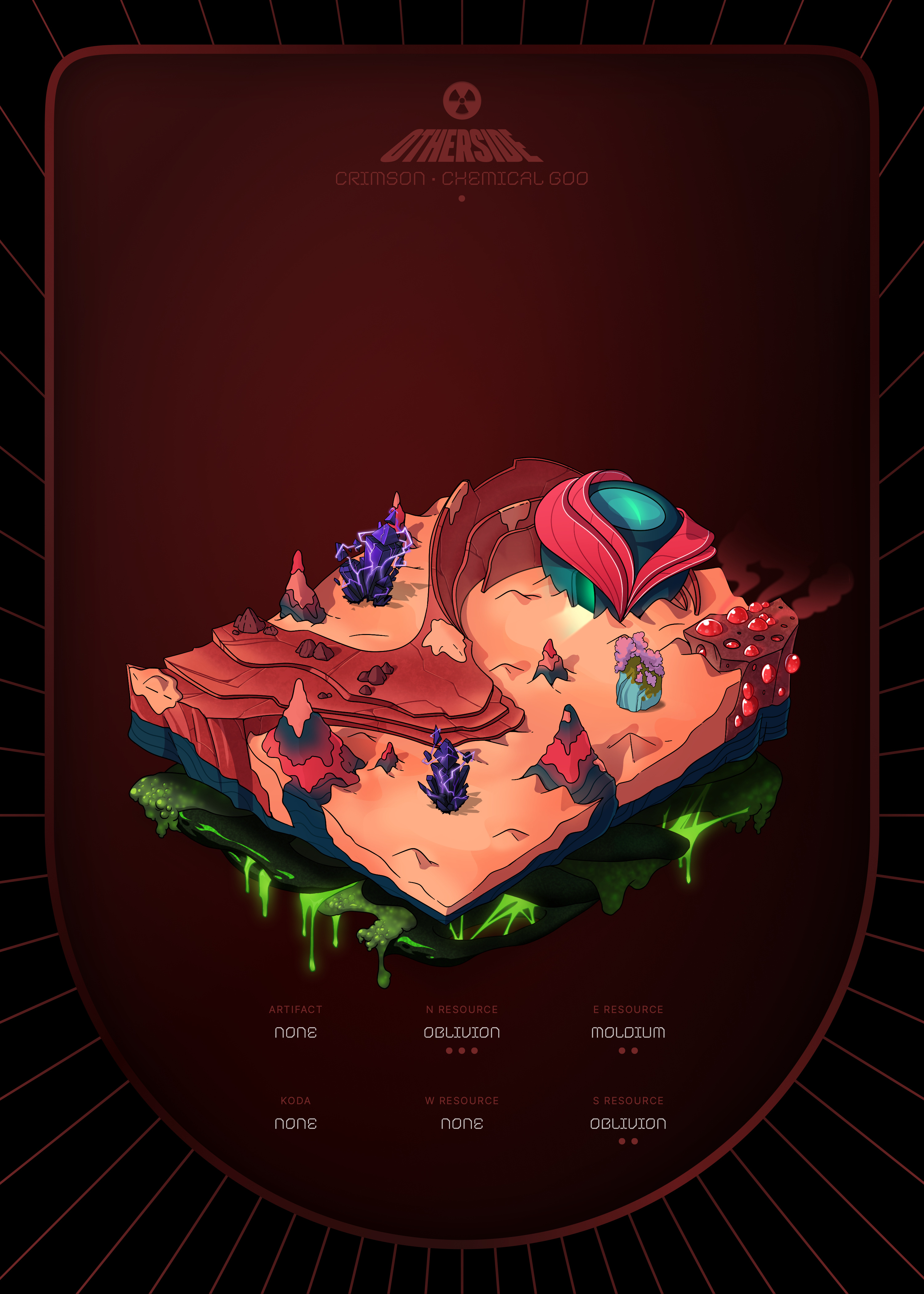 Otherdeed #14826 — Crimson