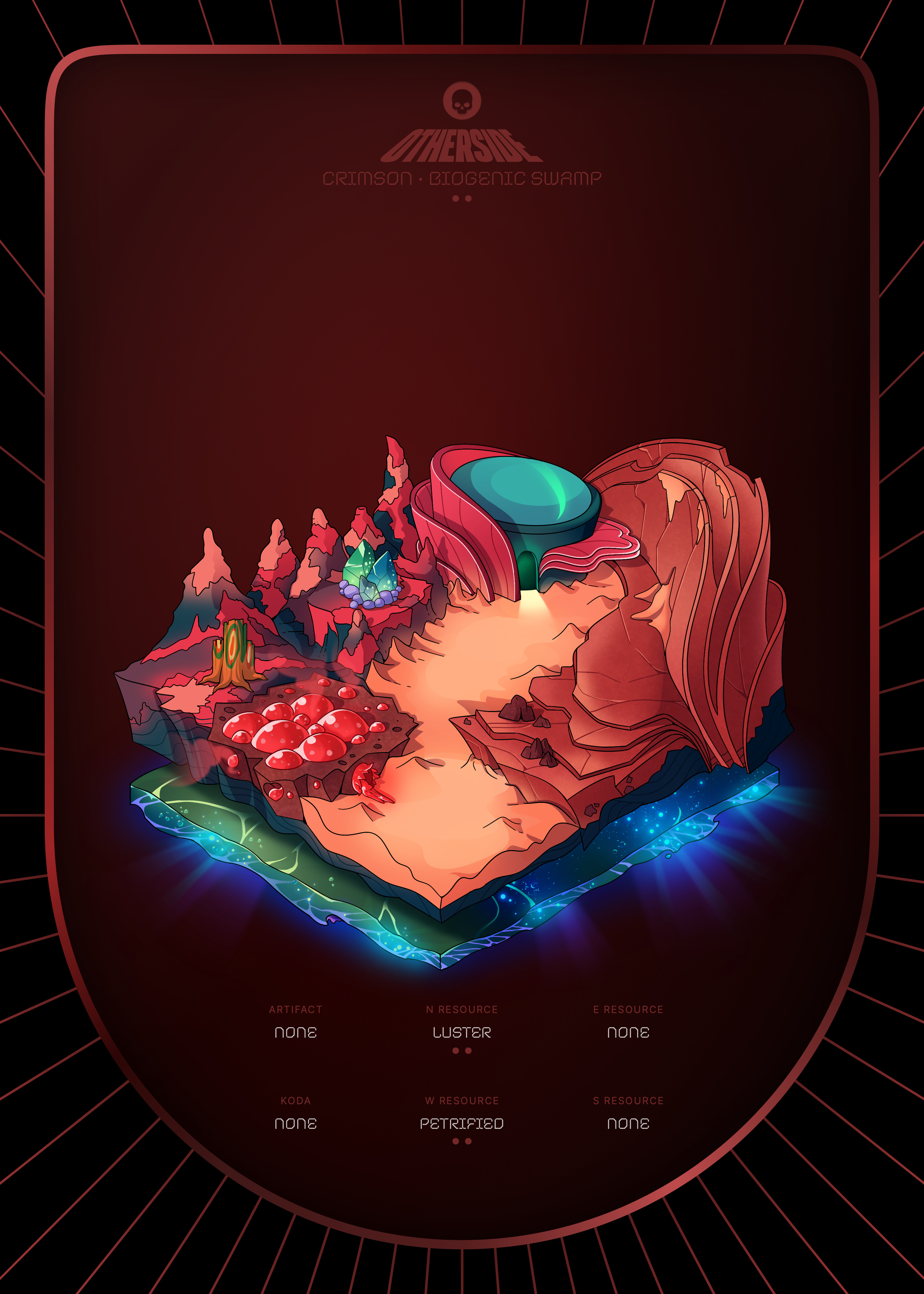 Otherdeed #4243 — Crimson