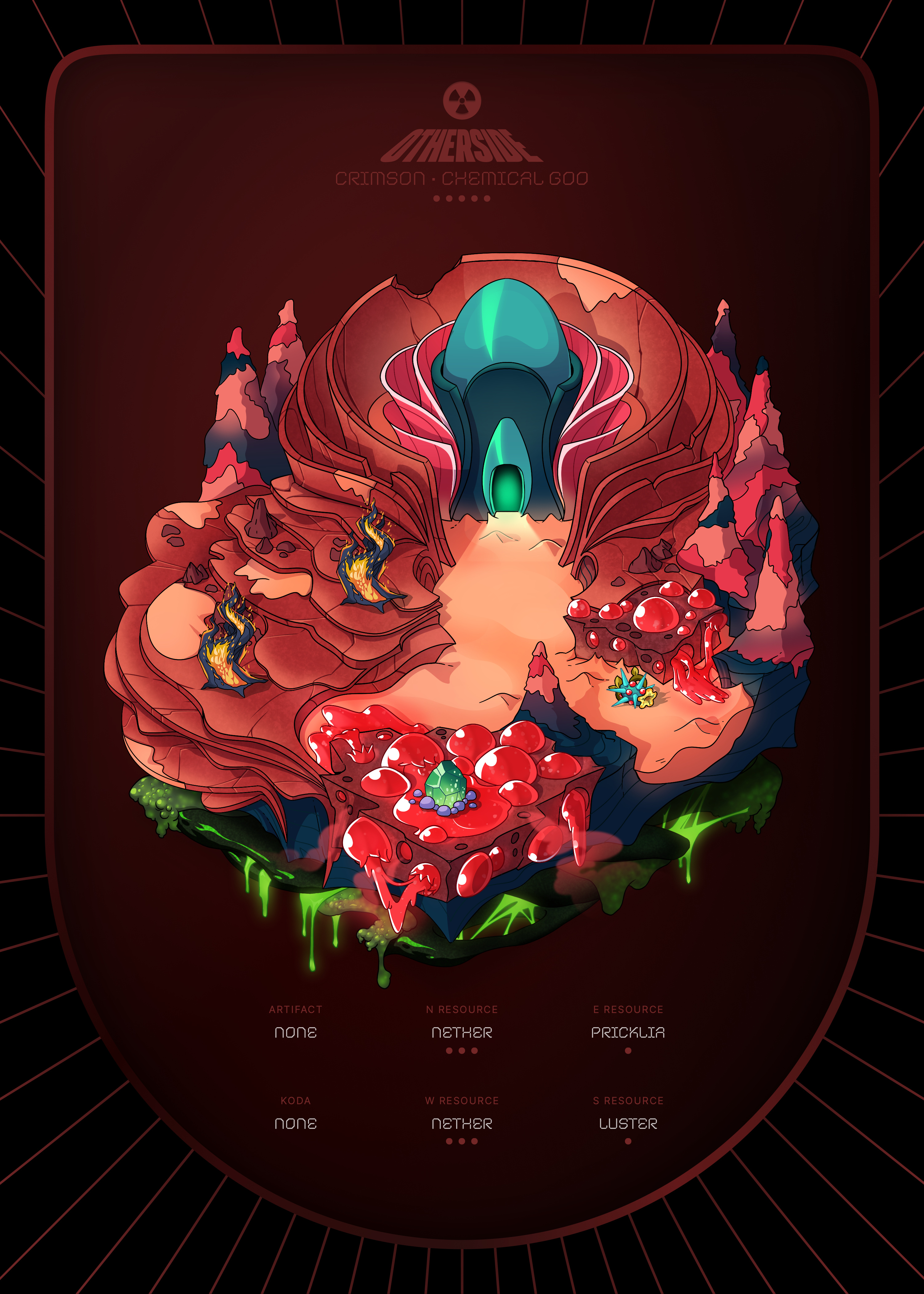 Otherdeed #24853 — Crimson